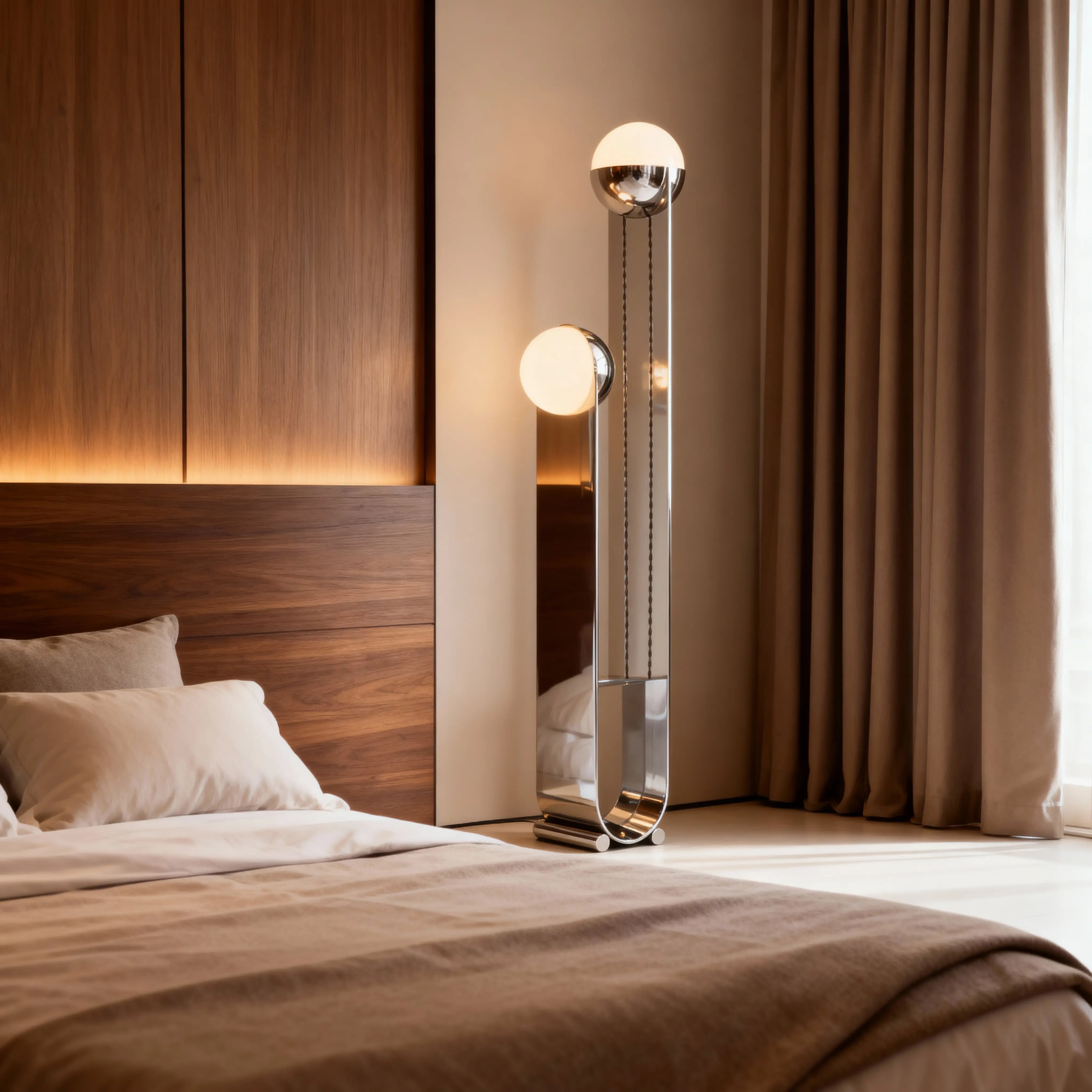 Chrome Orbit Lamp Lamp Interior Moderna