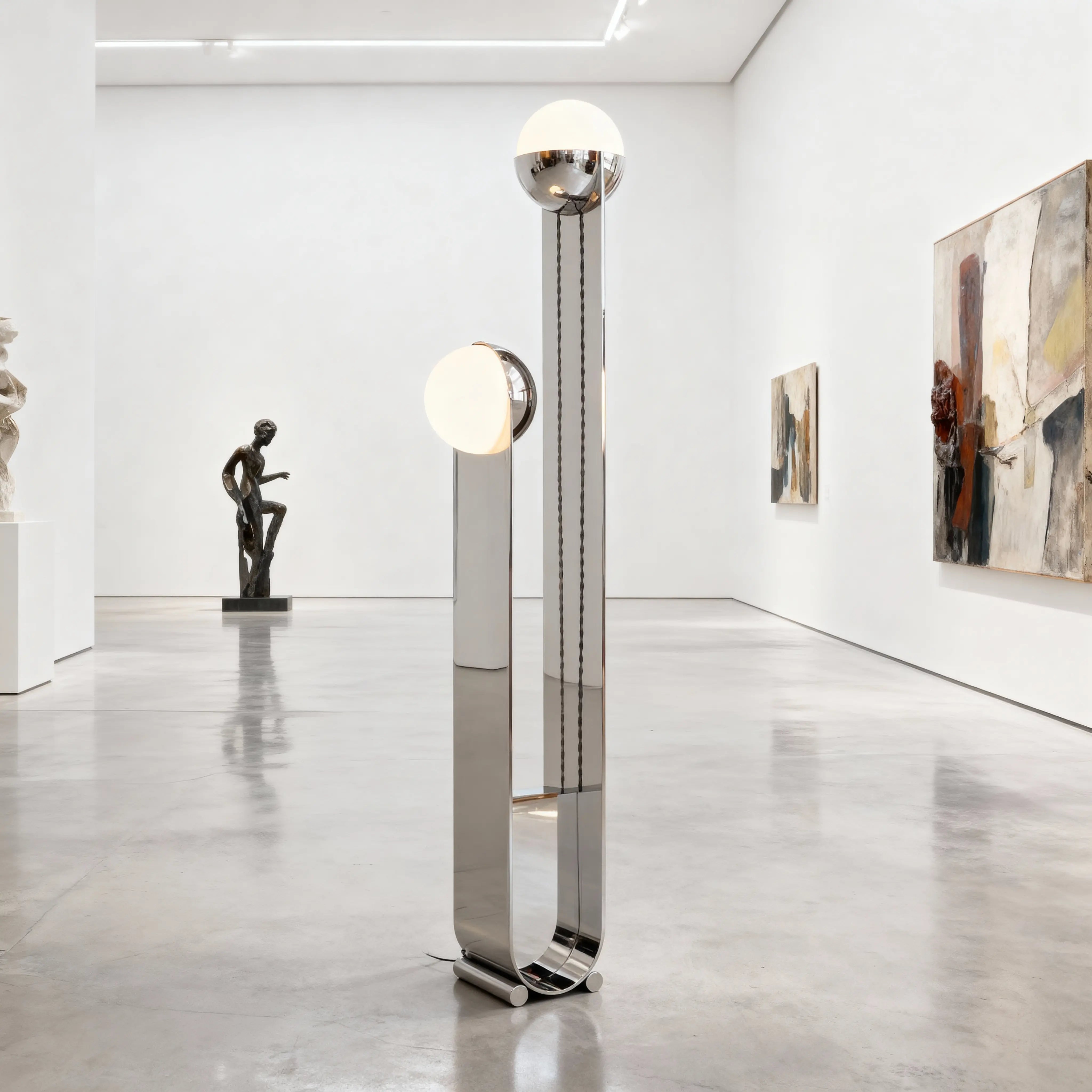 Chrome Orbit Lamp Lamp Interior Moderna