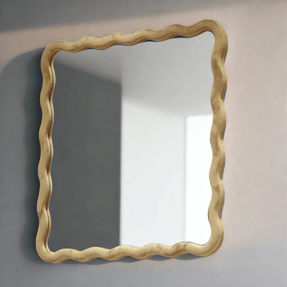 Velvet Wave Mirror Mirror Interior Moderna   