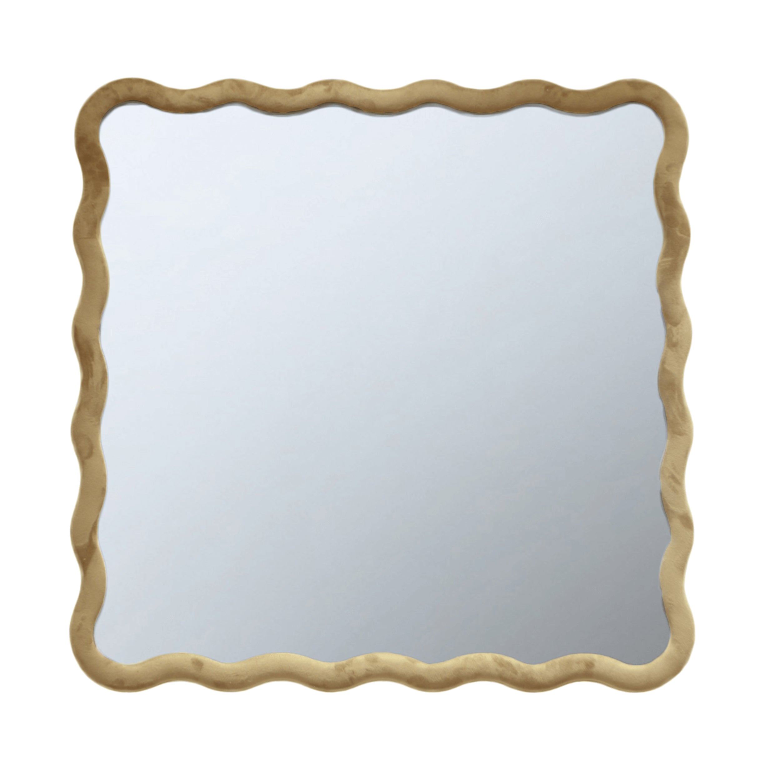 Velvet Wave Mirror Mirror Interior Moderna   