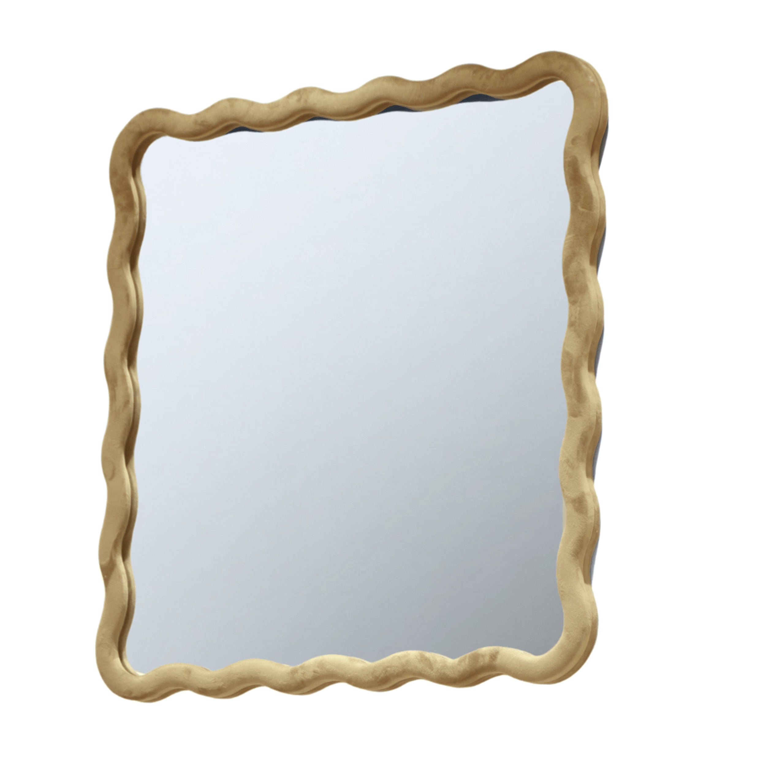 Velvet Wave Mirror Mirror Interior Moderna   