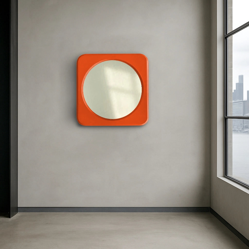 Rounded Square Mirror Mirror Interior Moderna
