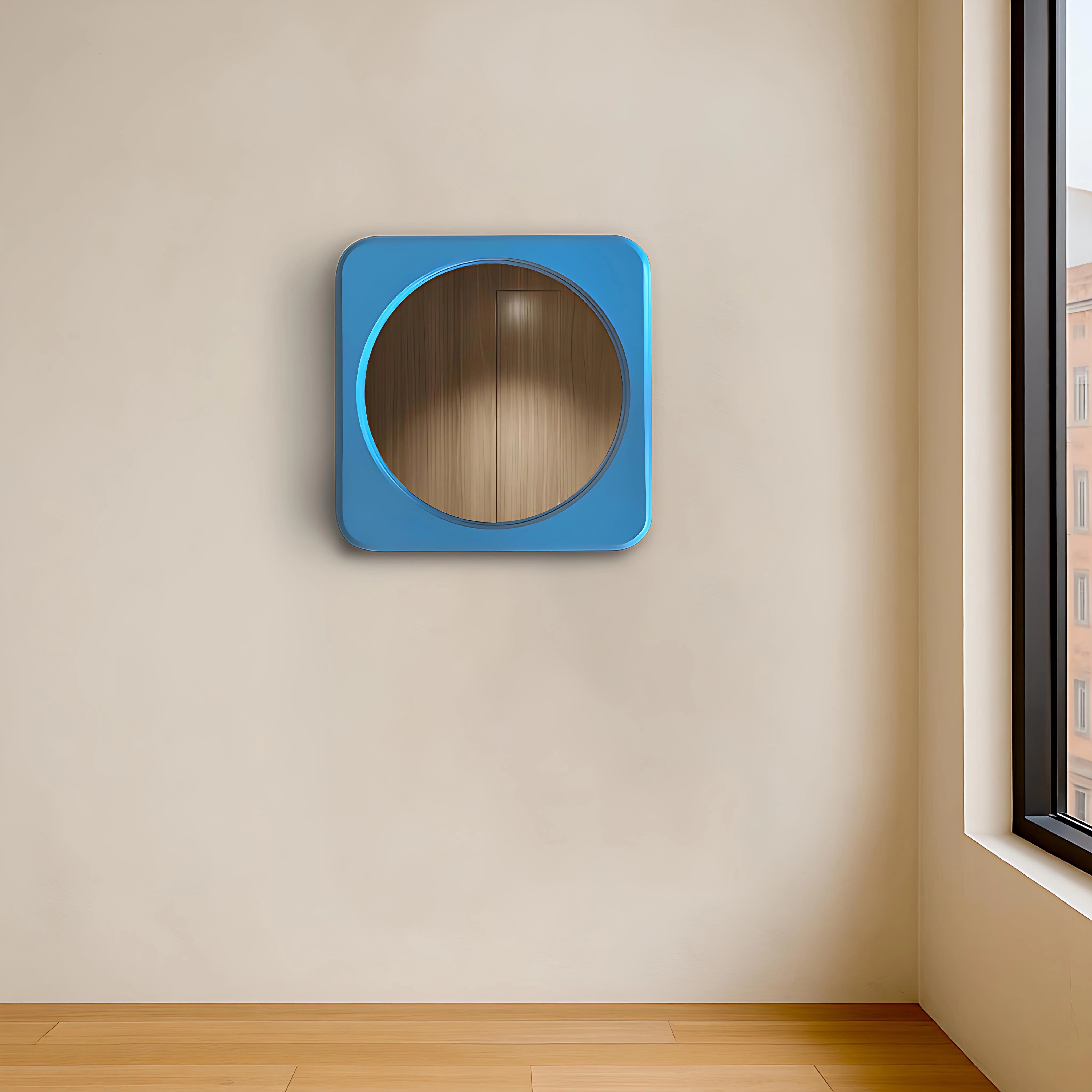 Rounded Square Mirror Mirror Interior Moderna