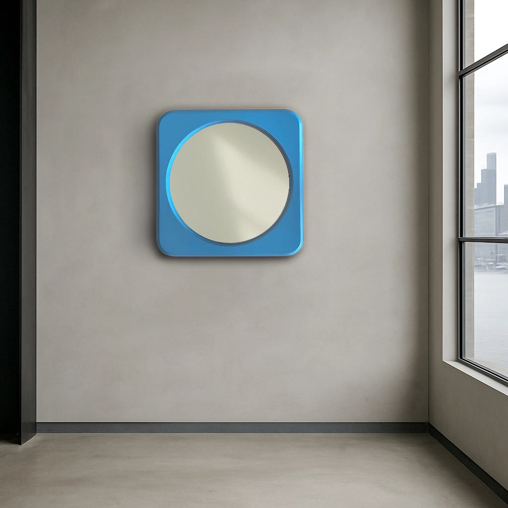 Rounded Square Mirror Mirror Interior Moderna