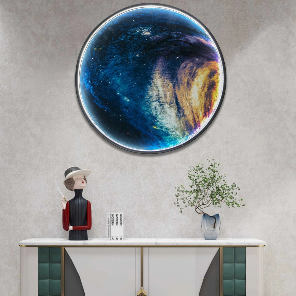 Cosmic Glow Wall Art Interior Moderna