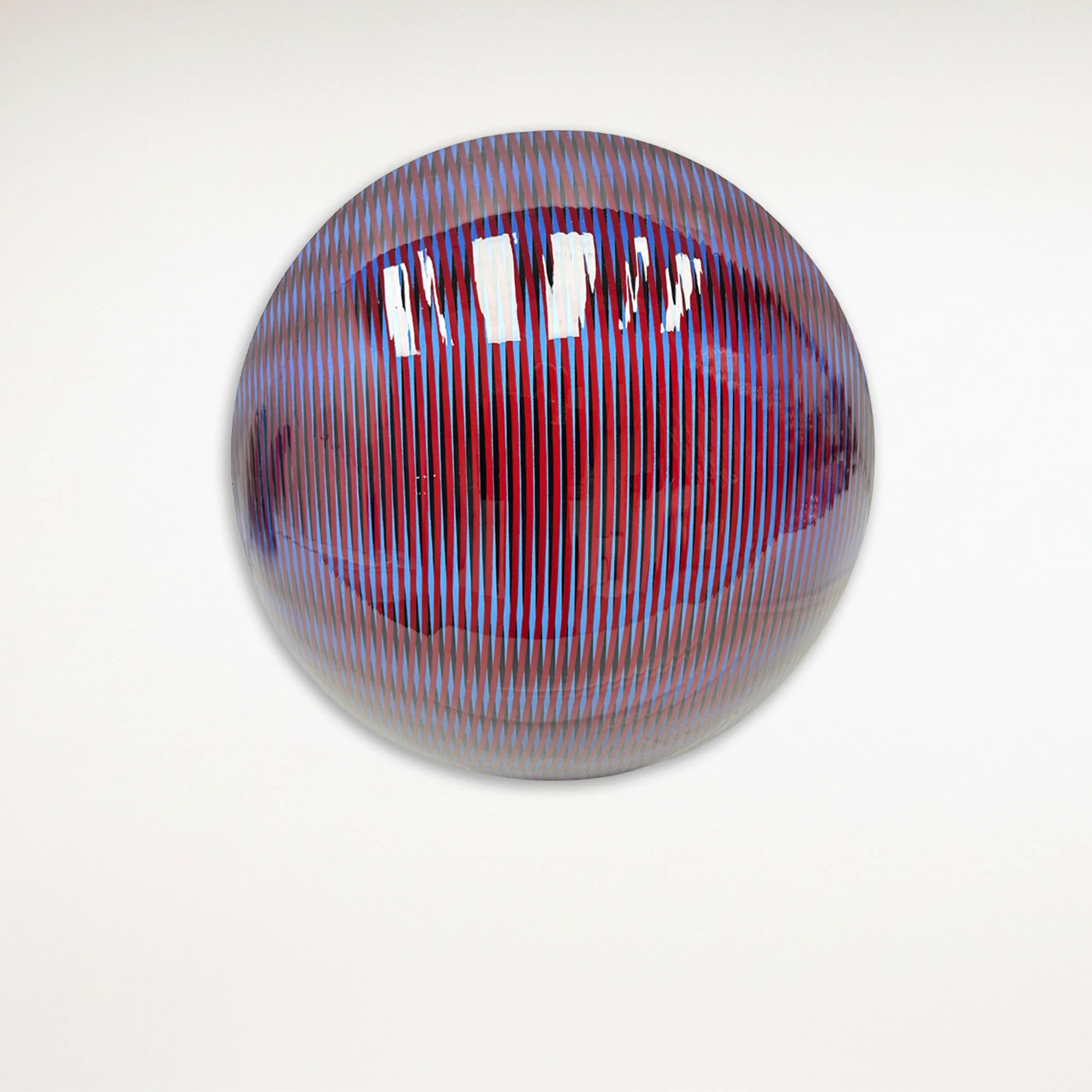 Linear Shift Wall Art Interior Moderna Crimson Rift