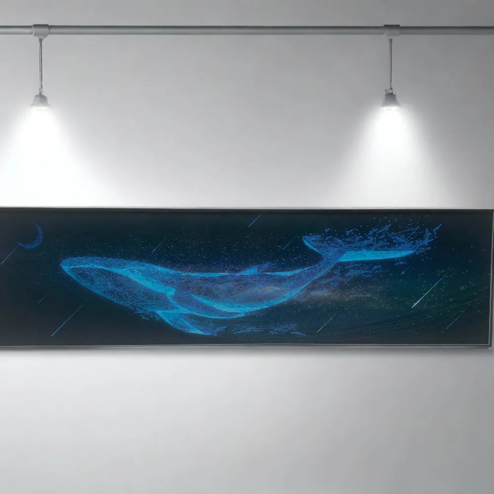 Deep Ocean Glow Wall Art Interior Moderna