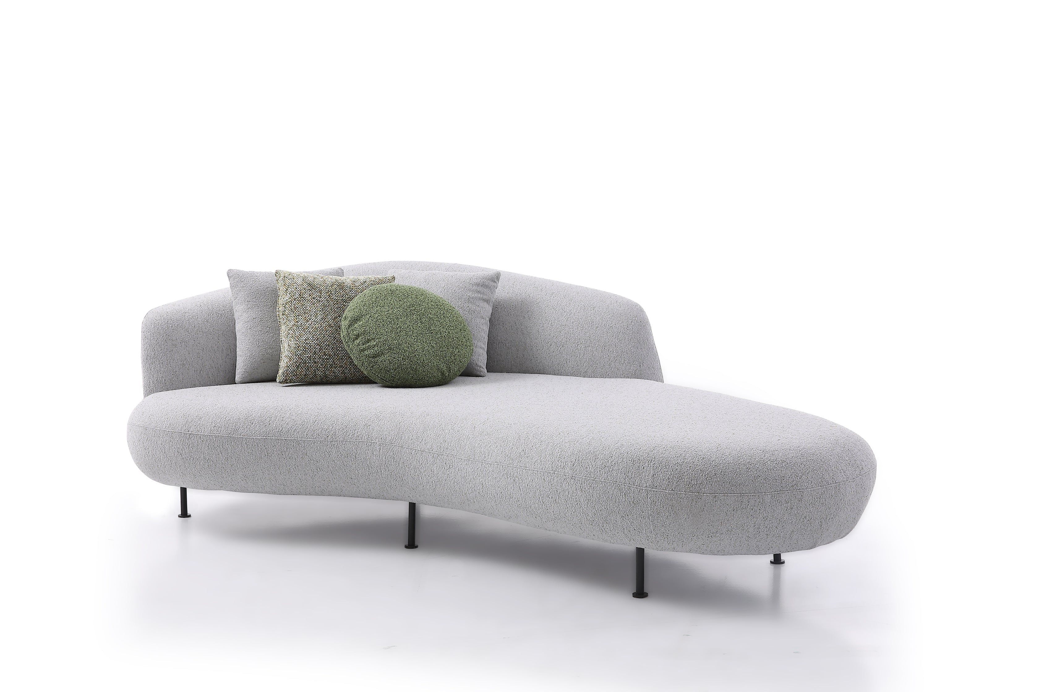 Pebble Sofa Sofa Interior Moderna Left Gray 