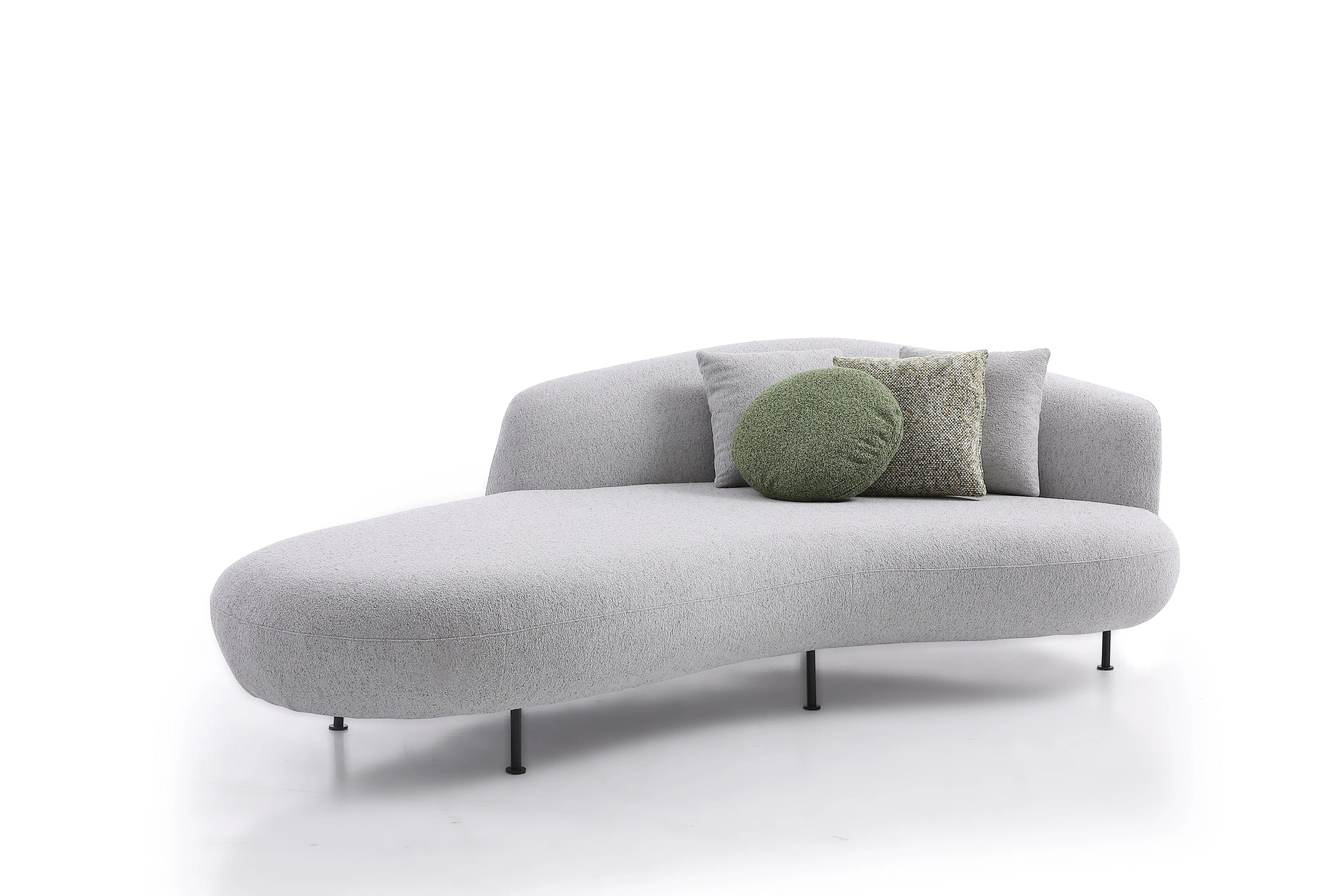 Pebble Sofa Sofa Interior Moderna Left Gray