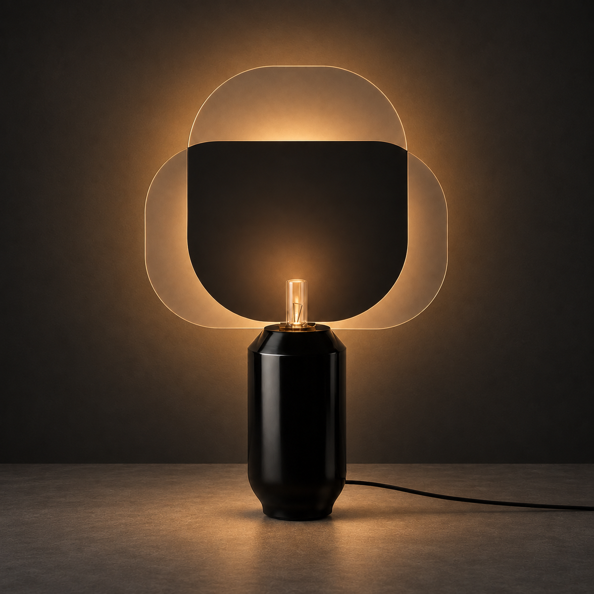Eclipse Glow Lamp Lamp Interior Moderna New