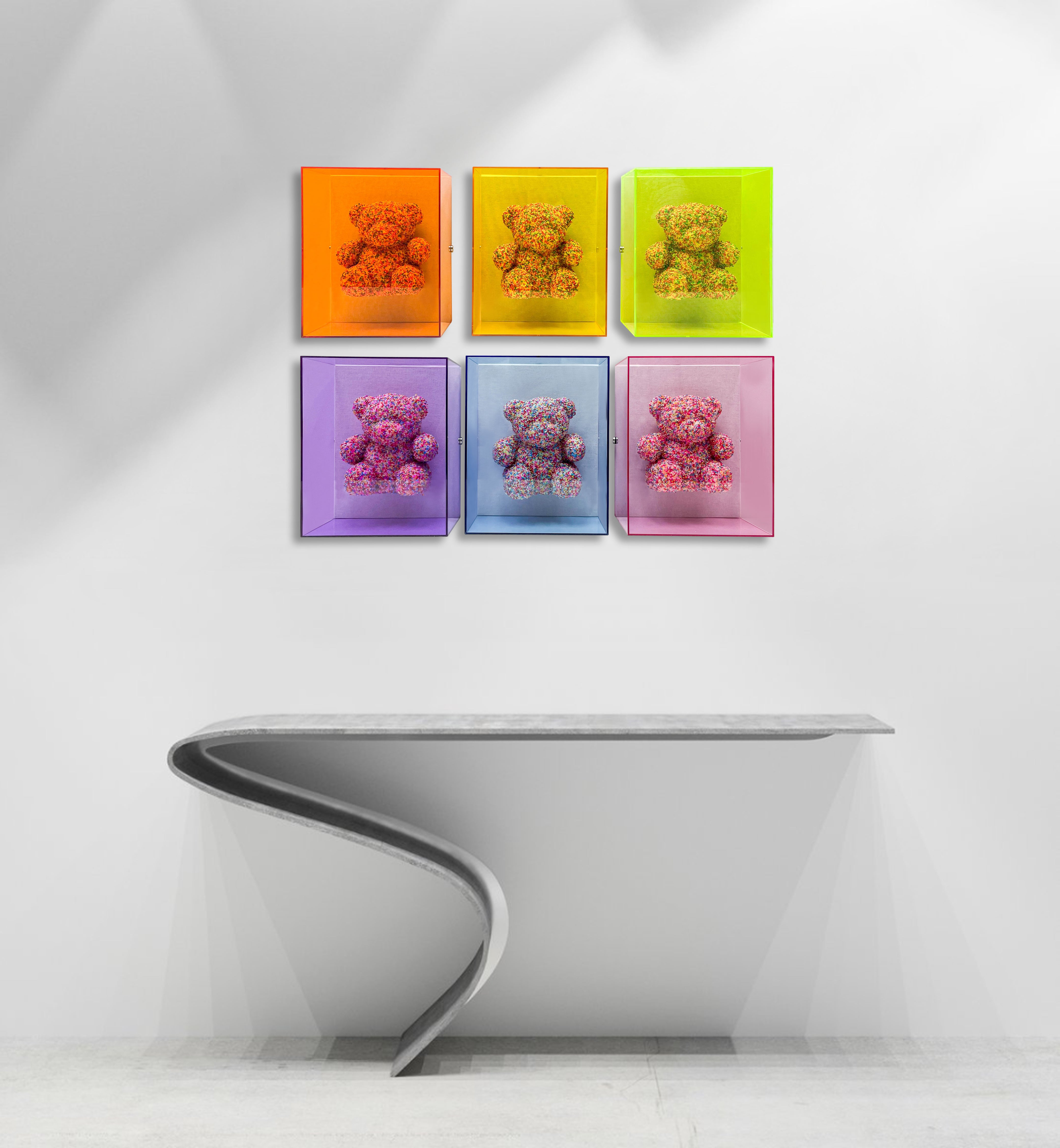 Sprinkle Gummy Bear Wall Art Wall Art Interior Moderna All Colors (Set of 6)  