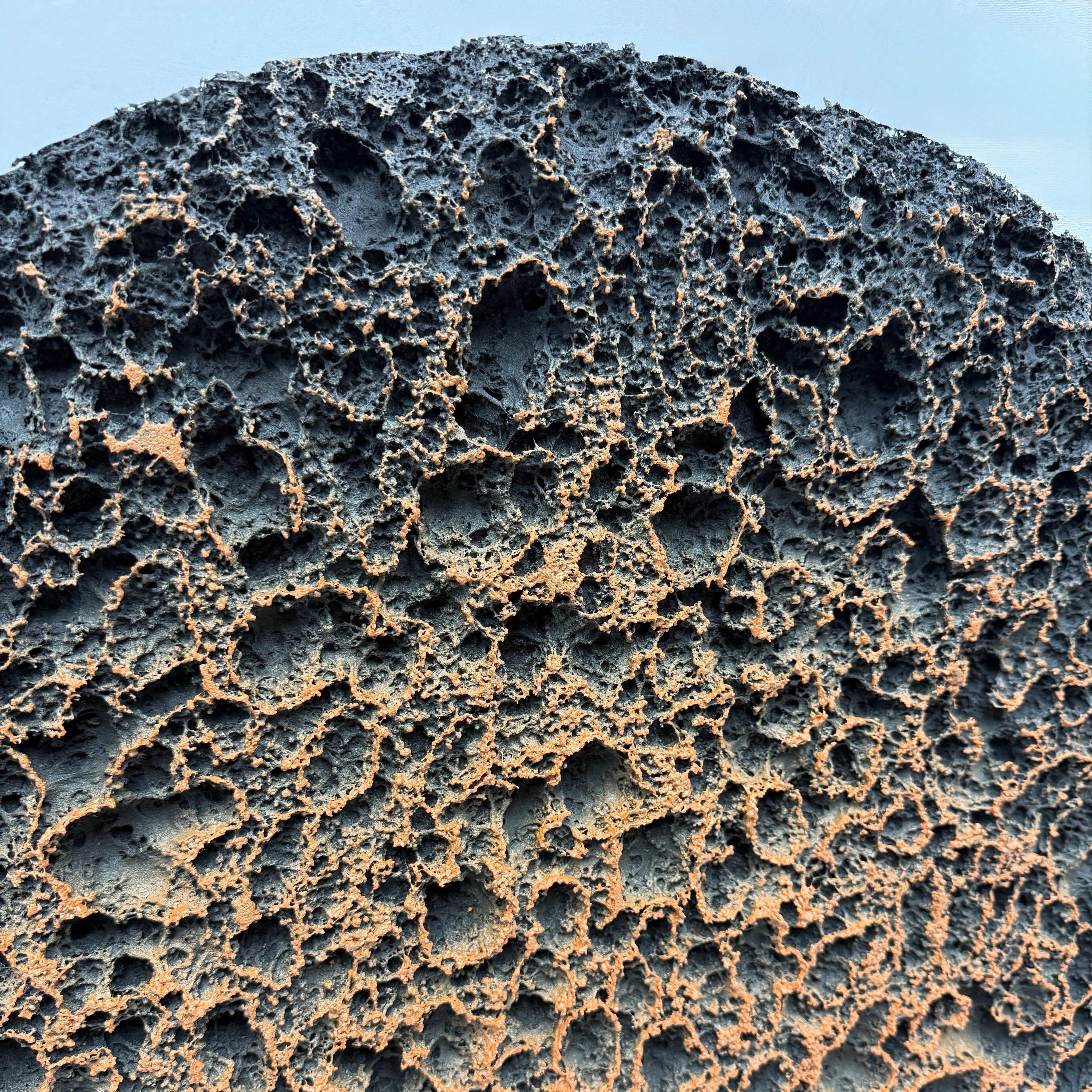 Erosion: Bronzed Earth | Sculptural Wall Relief | Interior Moderna