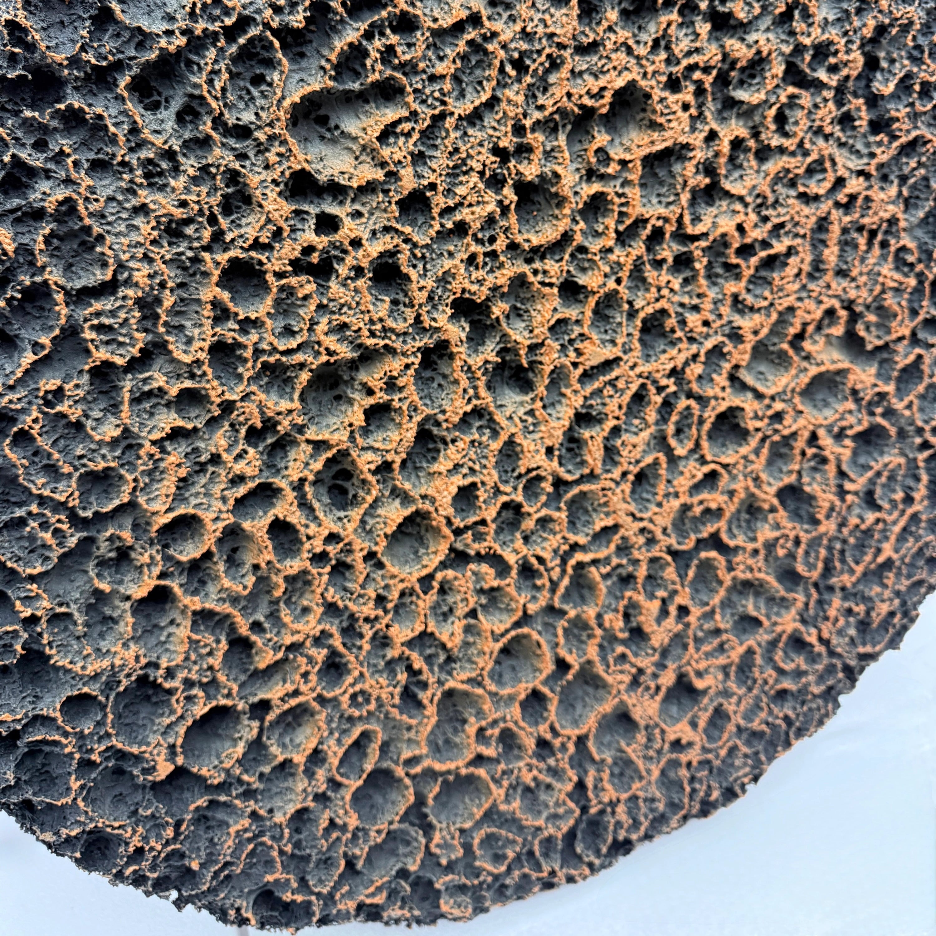 Erosion: Bronzed Earth | Sculptural Wall Relief | Interior Moderna