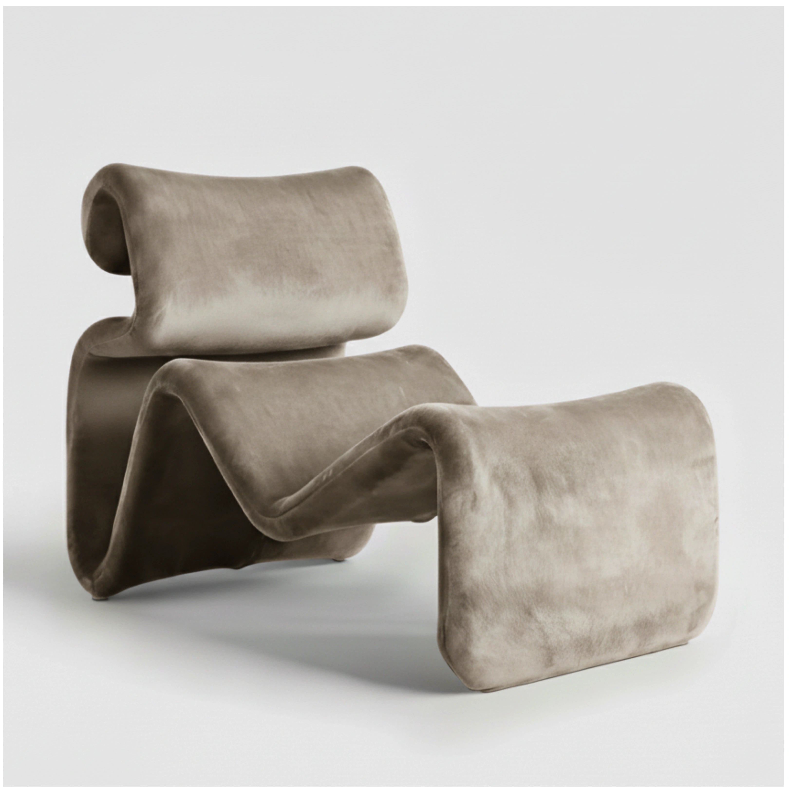 Etcetera Lounge Chair Chair Interior Moderna Chair Only Sand Beige
