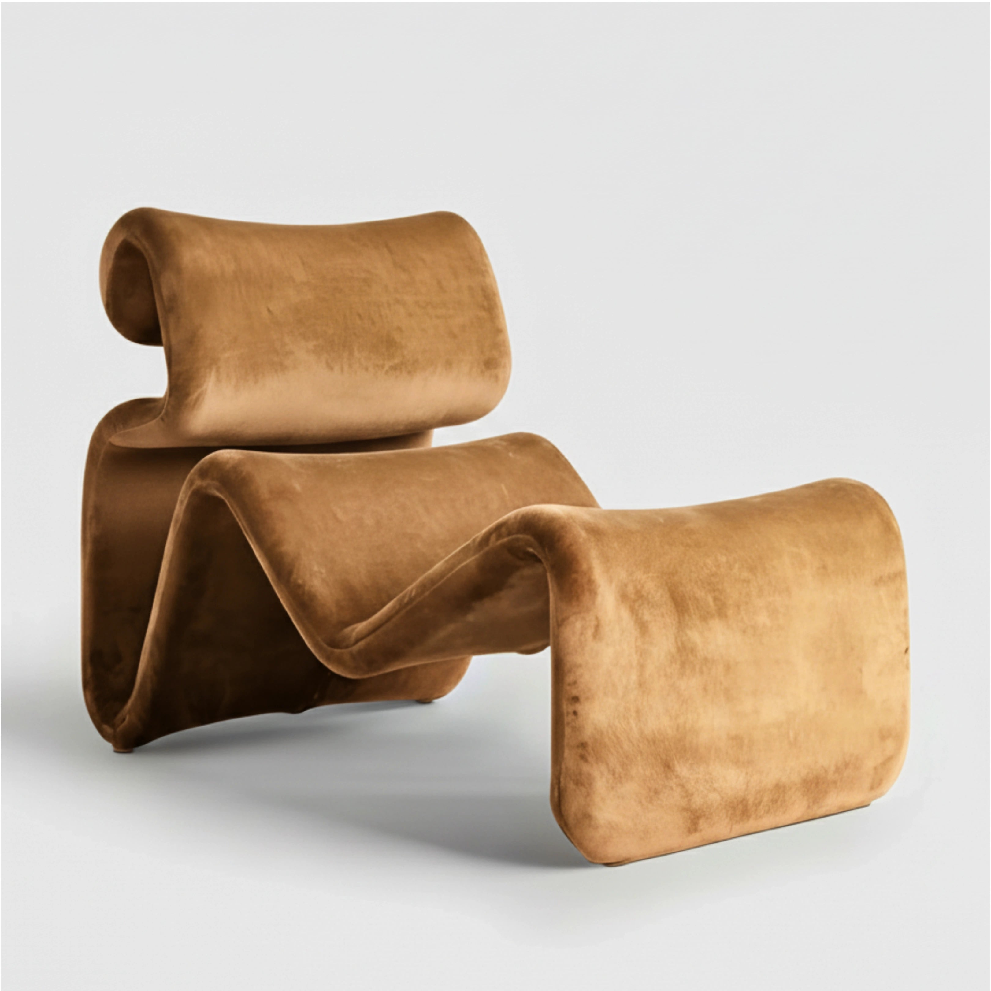 Etcetera Lounge Chair Chair Interior Moderna Chair Only Vintage Apricot