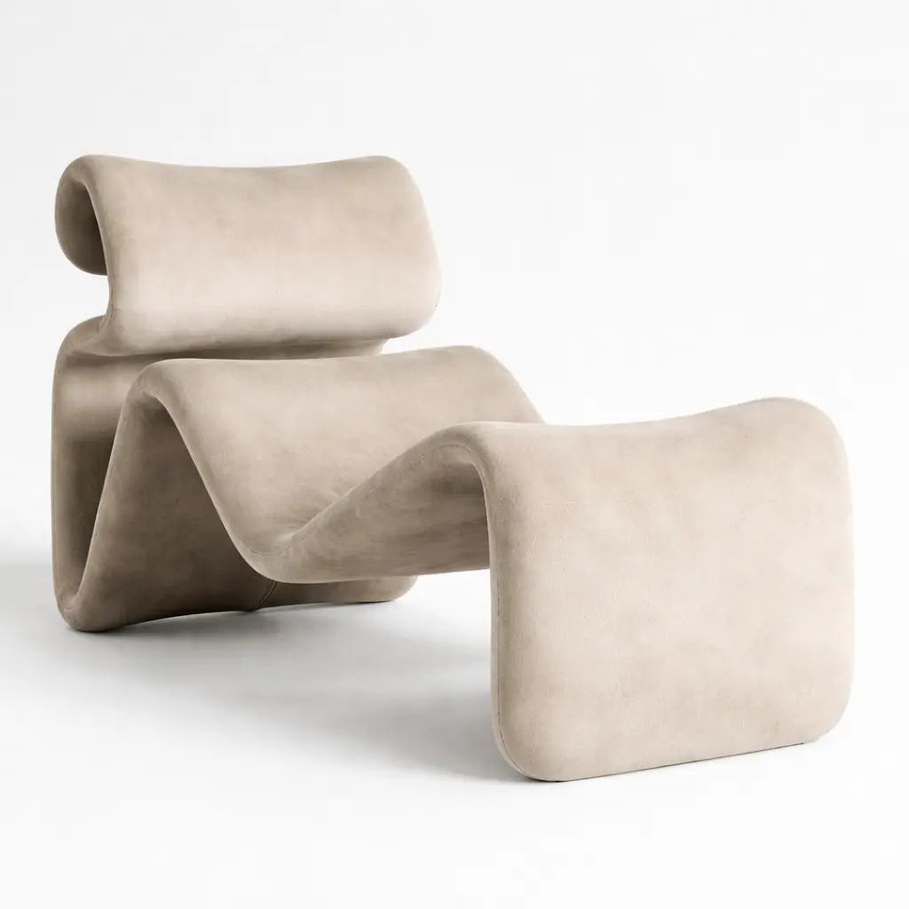 Etcetera Lounge Chair Chair Interior Moderna Chair Only Sand Beige