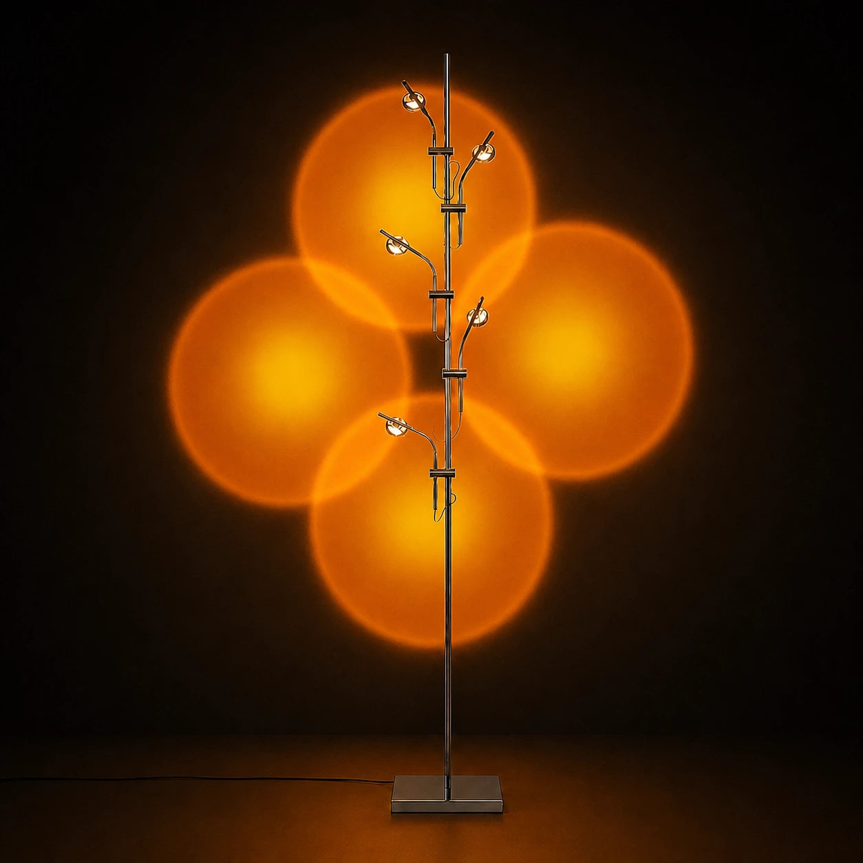 Luciola Floor Lamp Lamp Interior Moderna Orange New