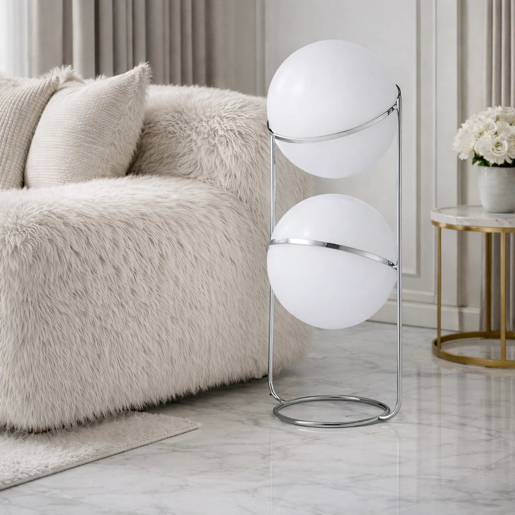 Solus Double Sphere Table Lamp Lamp Interior Moderna