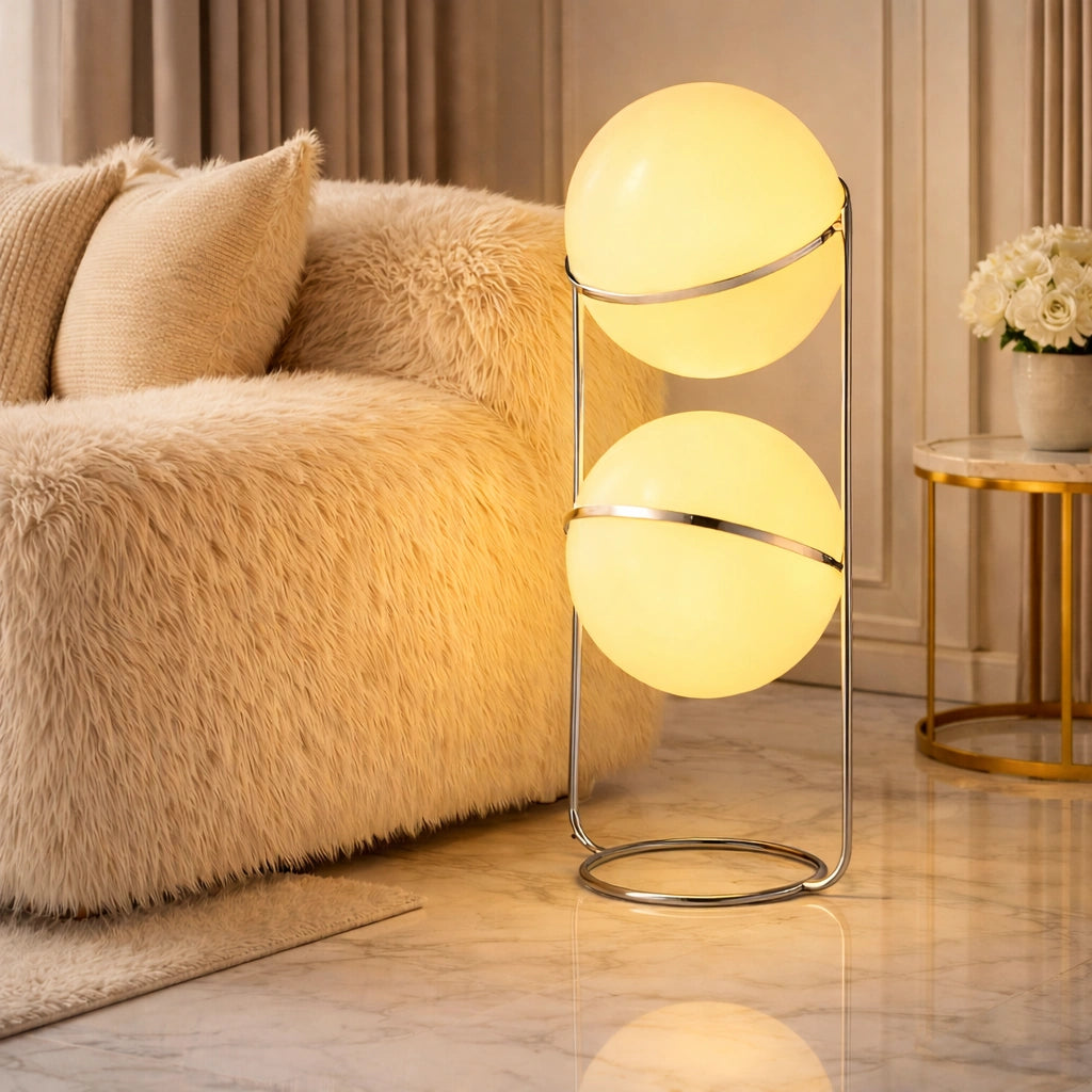 Solus Double Sphere Table Lamp Lamp Interior Moderna