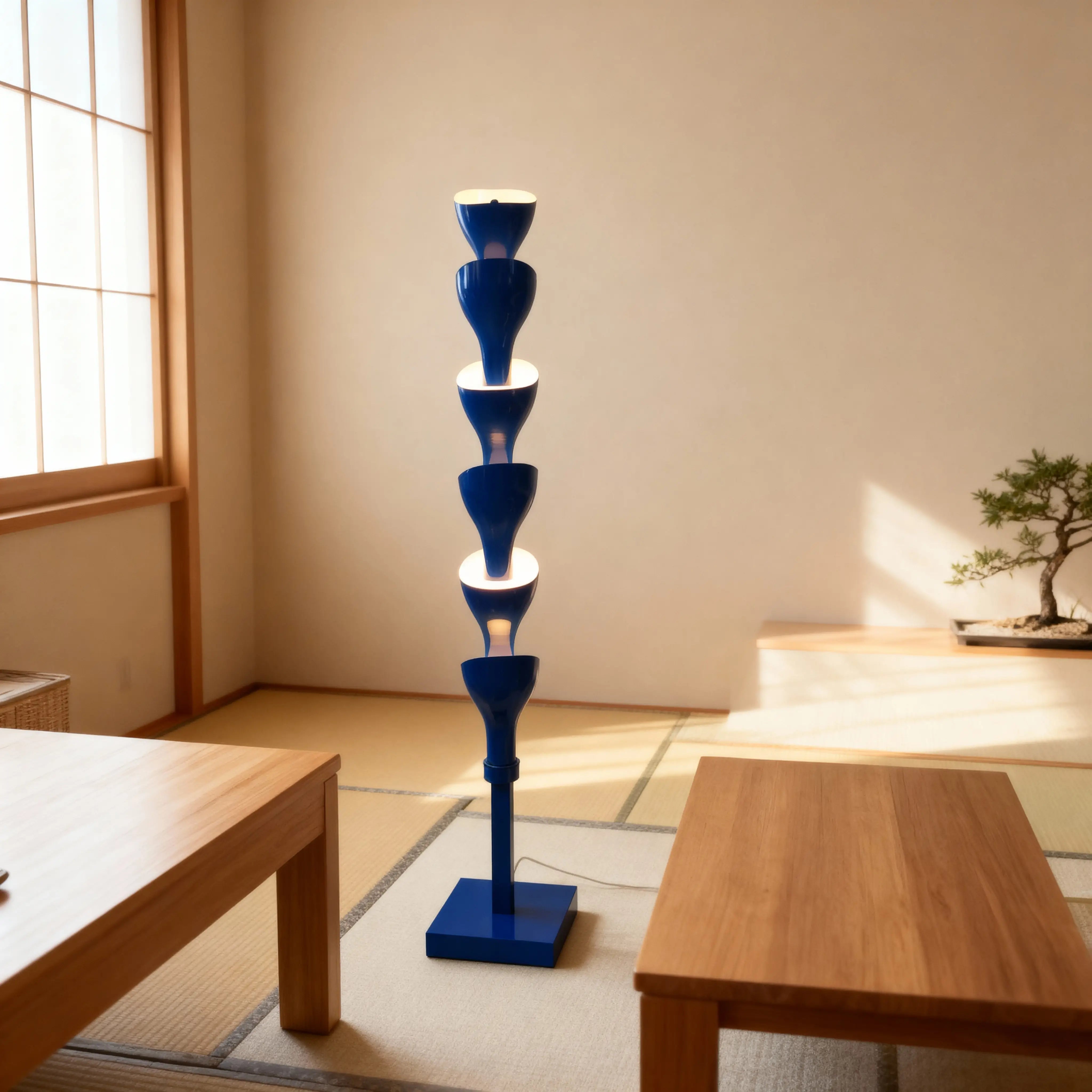 Floral Floor Lamp Lamp Interior Moderna Blue (Pre-Order)