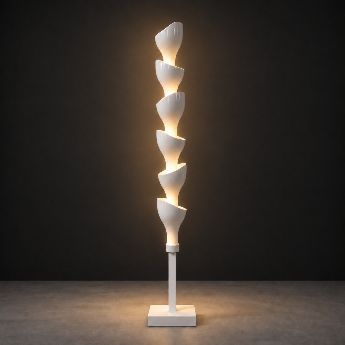 Floral Floor Lamp | White Lamp Interior Moderna New