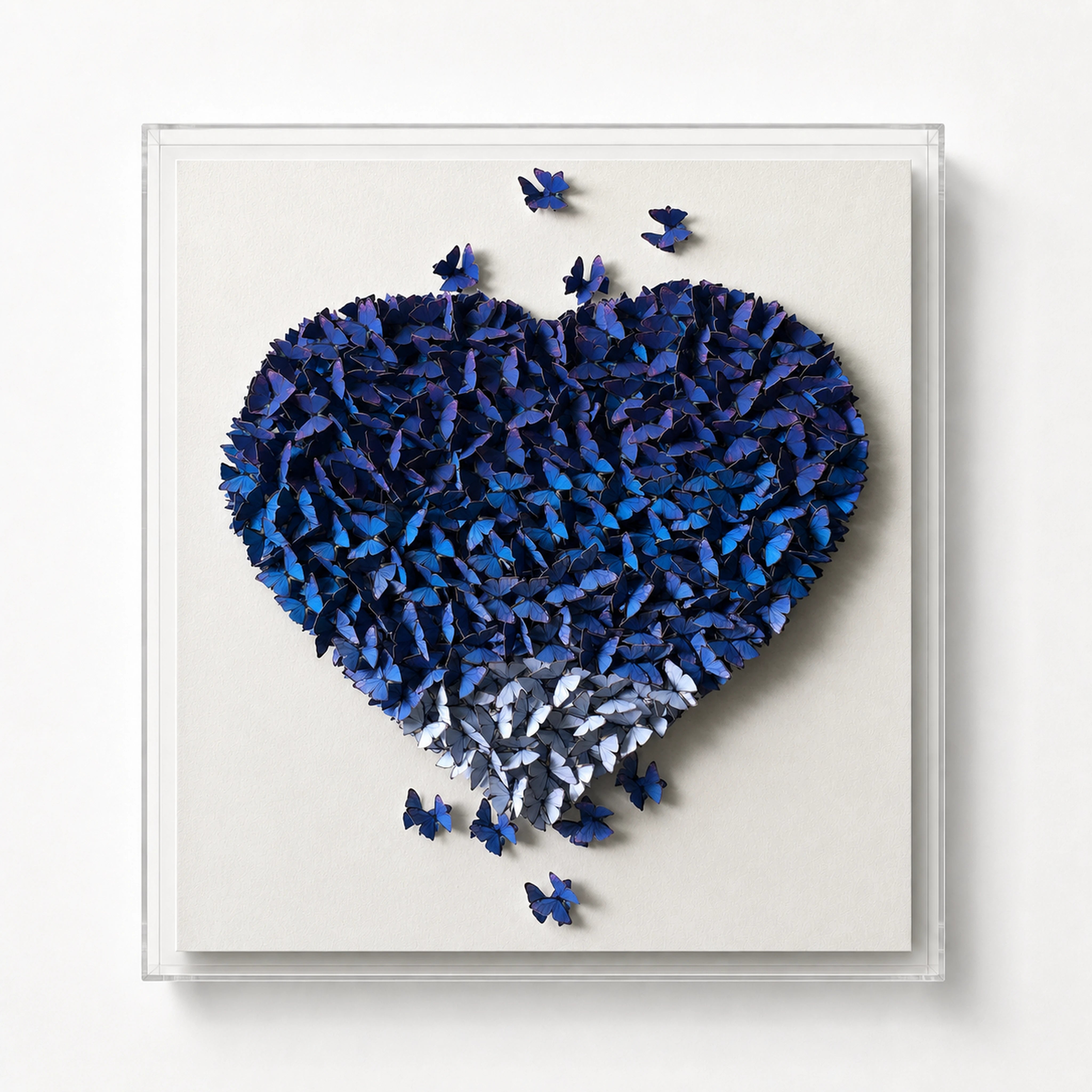 Gathered Ascent | Blue Wall Art Interior Moderna Default Title
