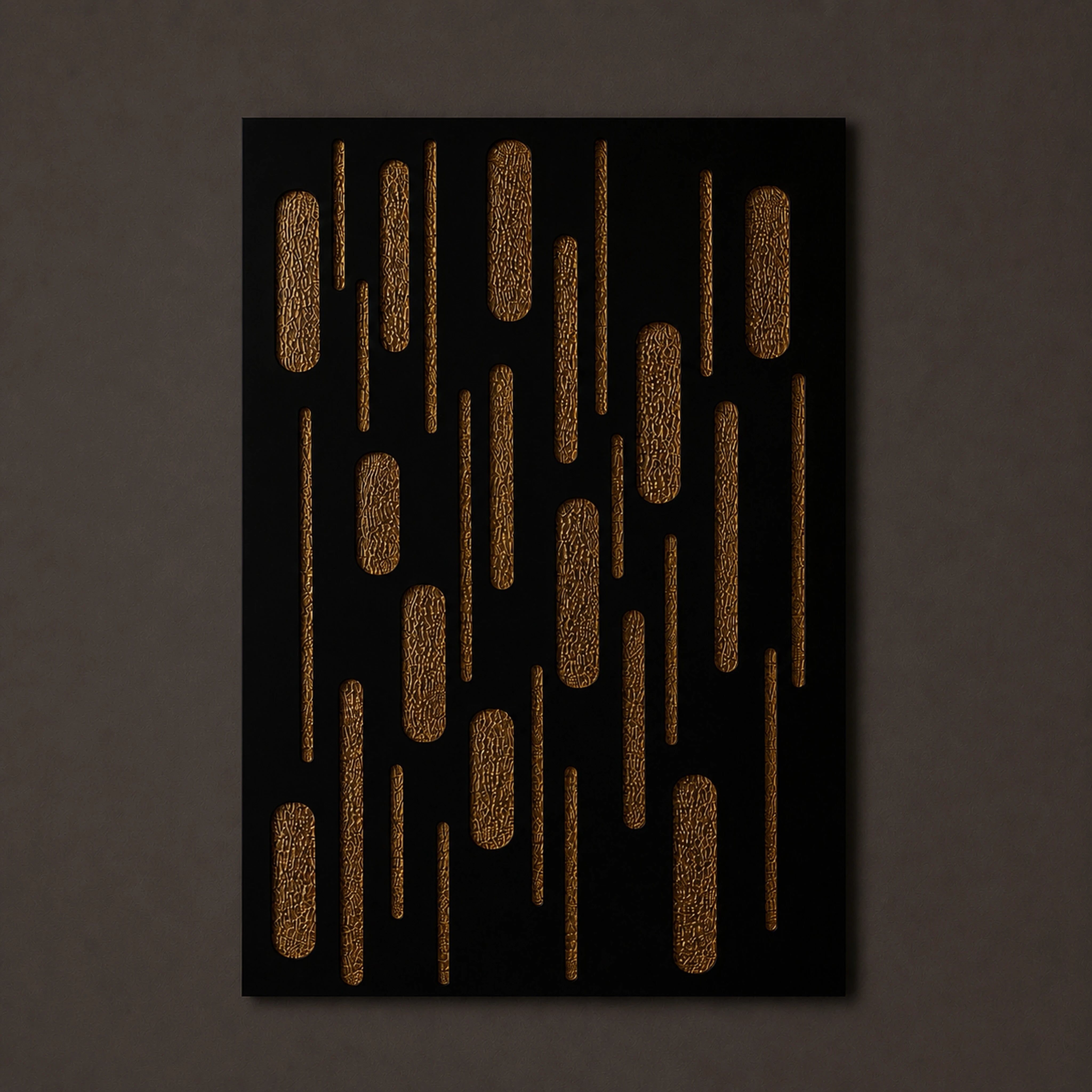 Gilded Descent Wall Art Interior Moderna