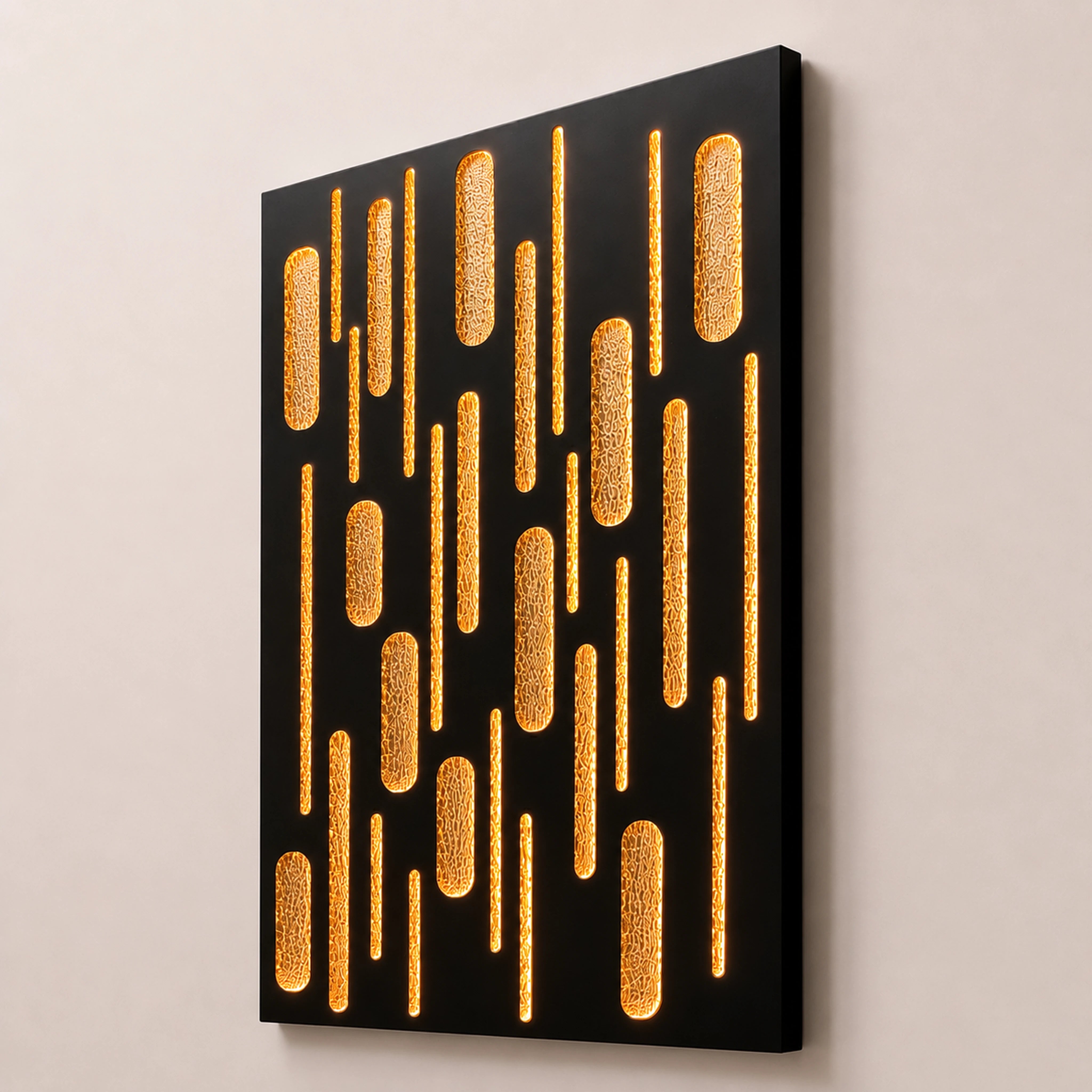 Gilded Descent Wall Art Interior Moderna