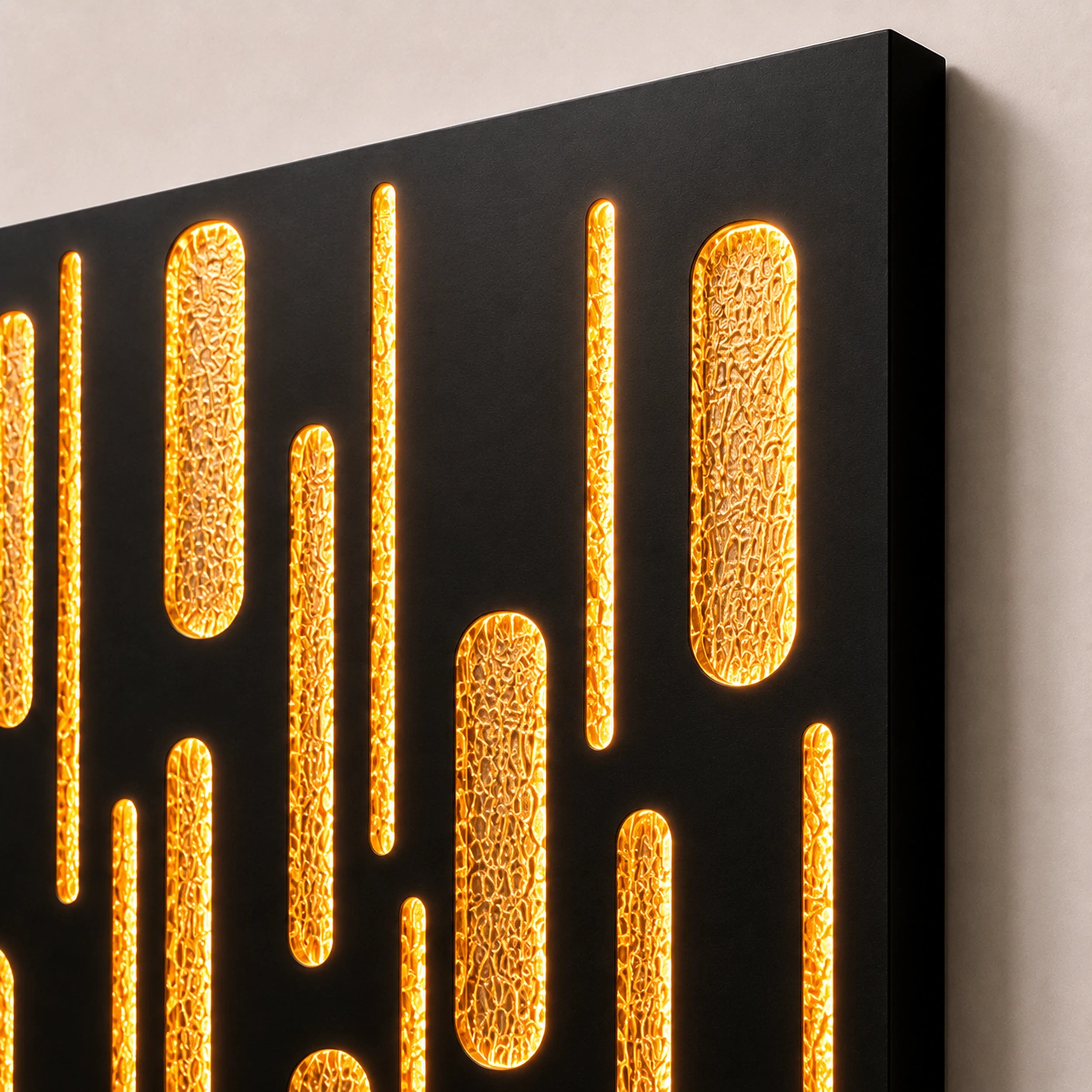 Gilded Descent Wall Art Interior Moderna