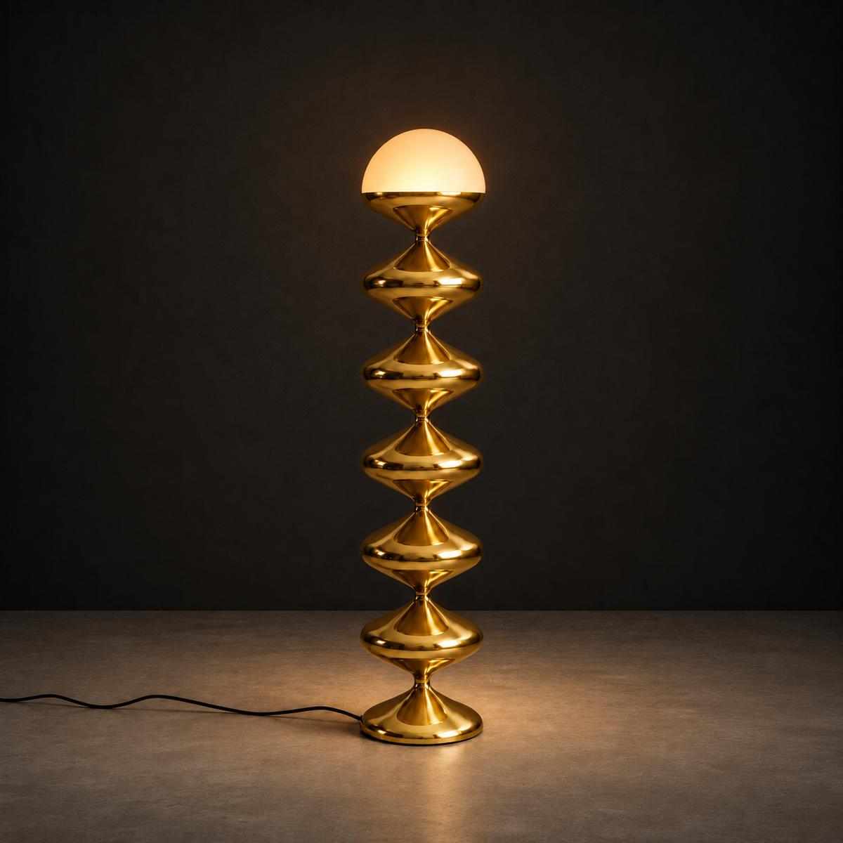Gourd Floor Lamp | Gold Lamp Interior Moderna New