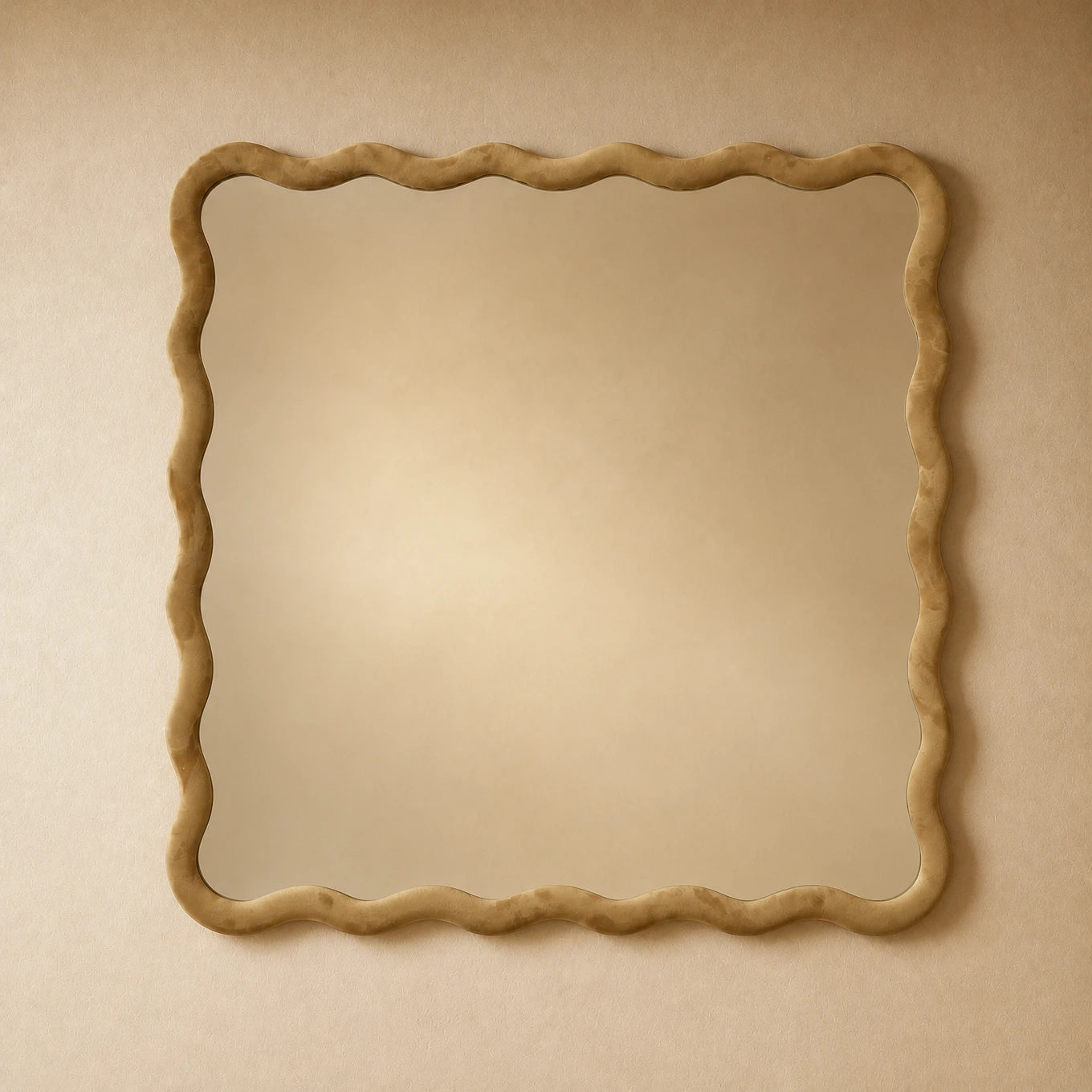 Velvet Wave Mirror Mirror Interior Moderna