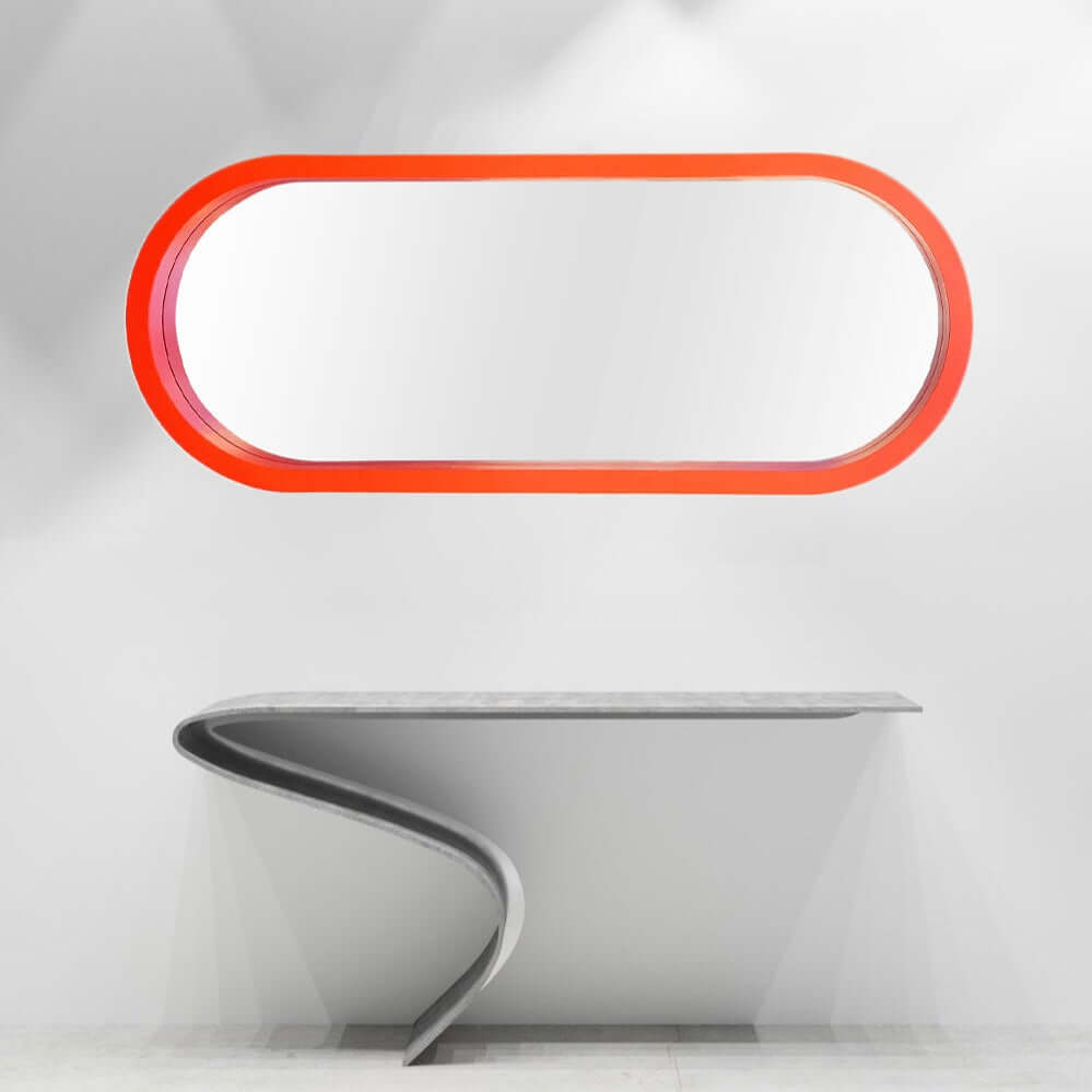 Oversized Pill Mirror Mirror Interior Moderna   