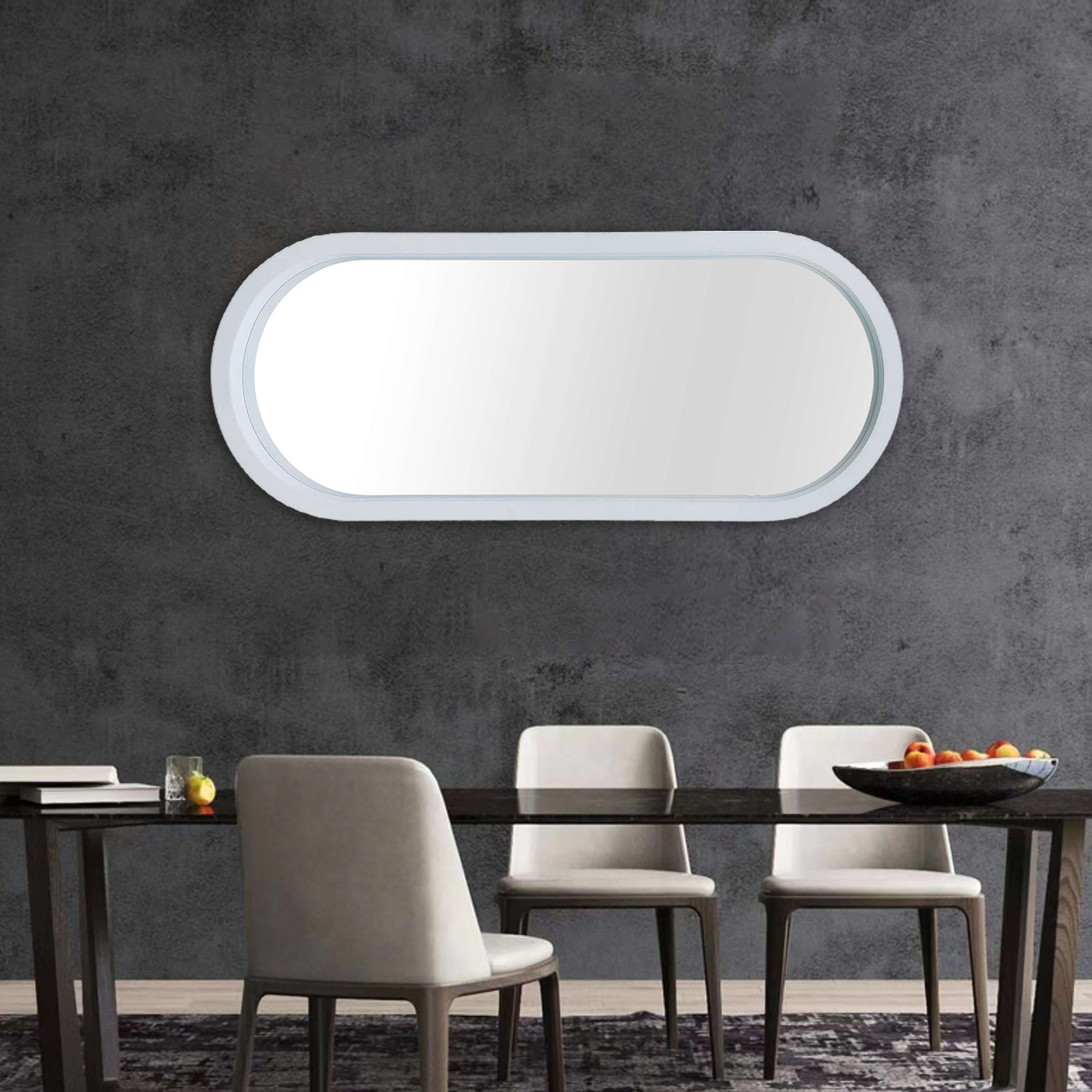 Oversized Pill Mirror Mirror Interior Moderna   