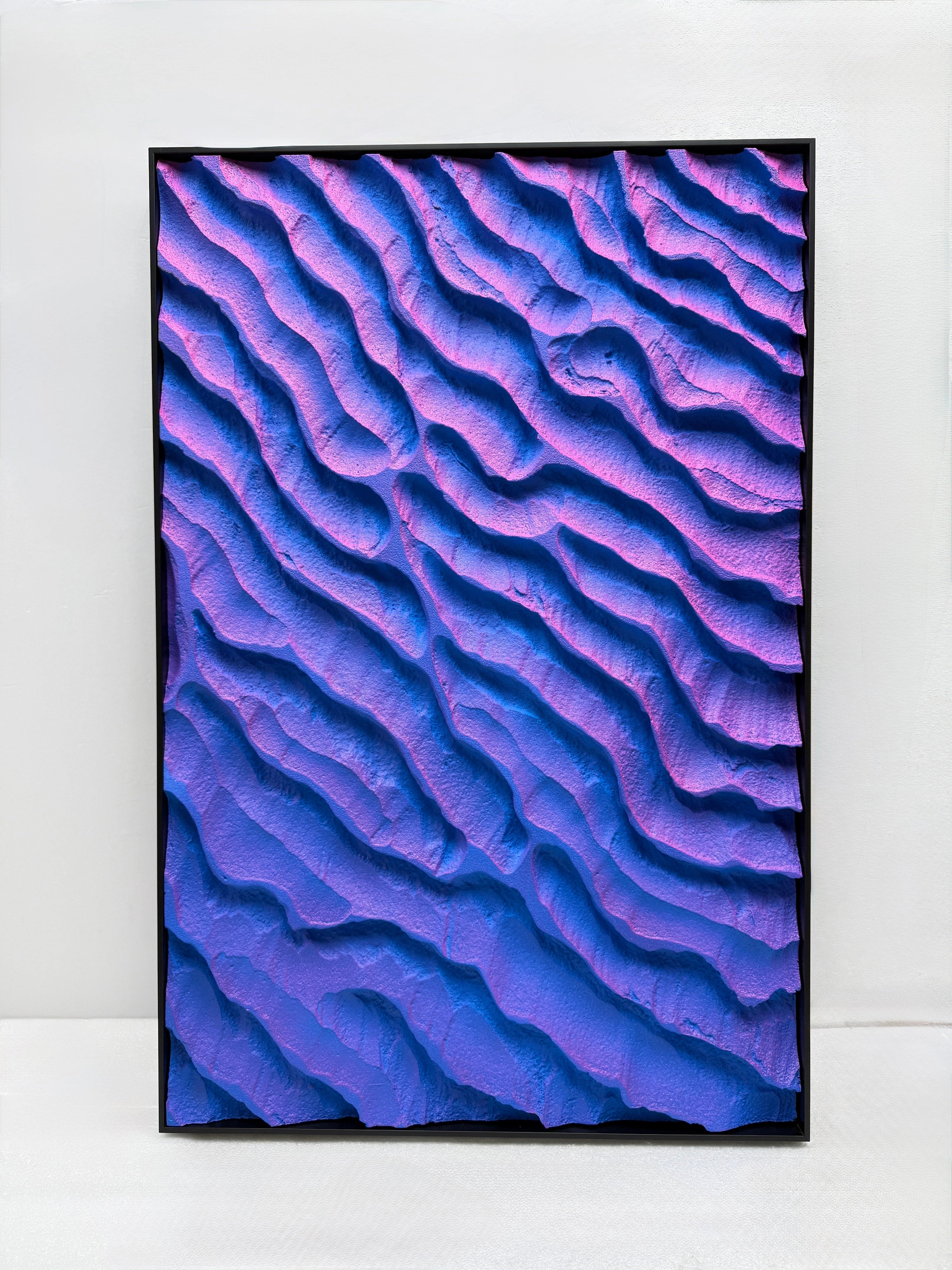 Pressure Index | Ultraviolet Strata Wall Art Interior Moderna