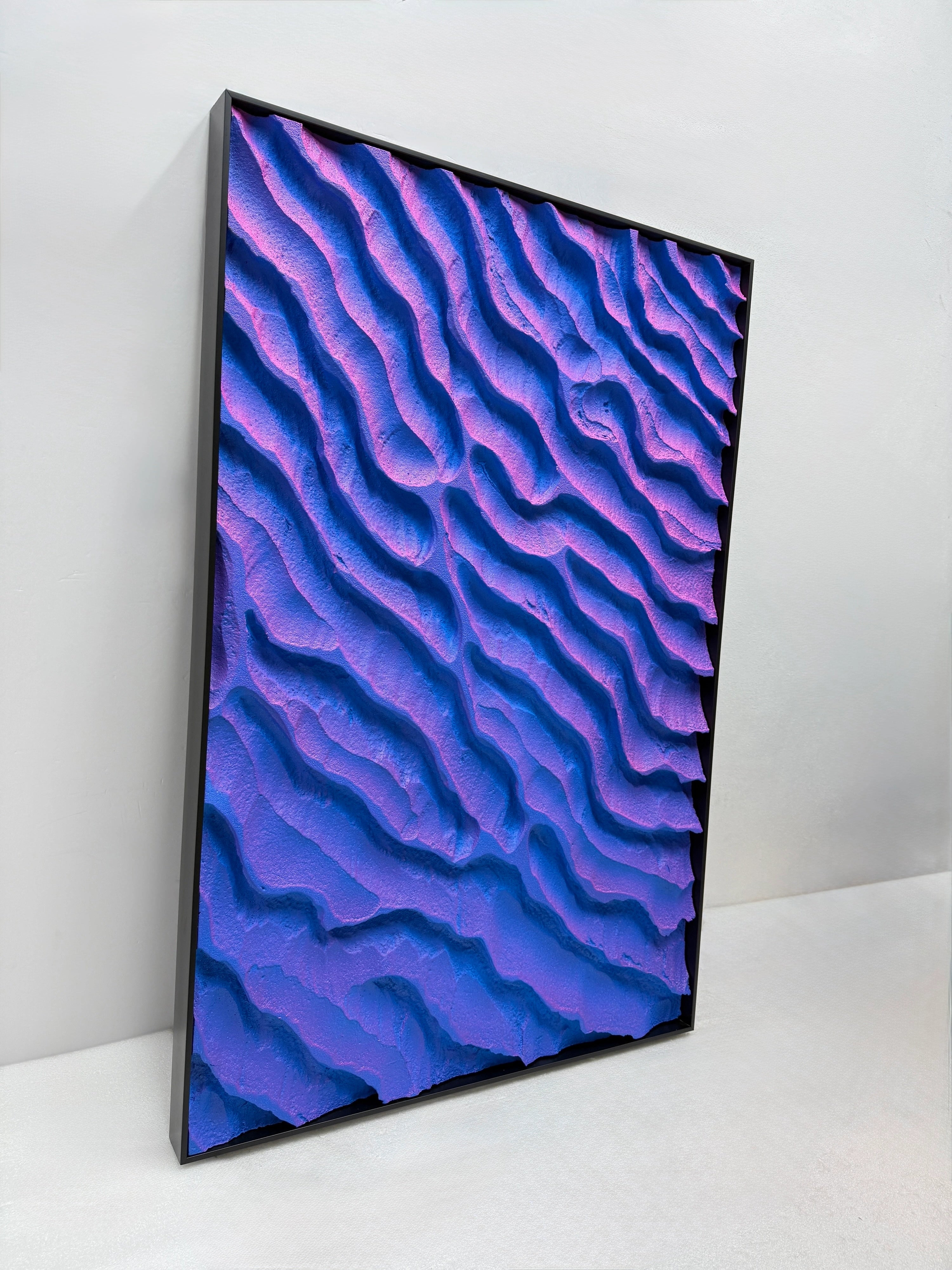 Pressure Index | Ultraviolet Strata Wall Art Interior Moderna