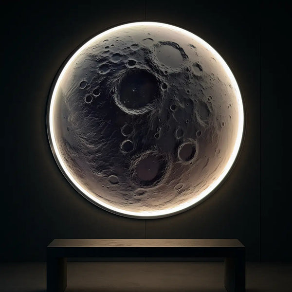 Silent Moon Wall Art Interior Moderna