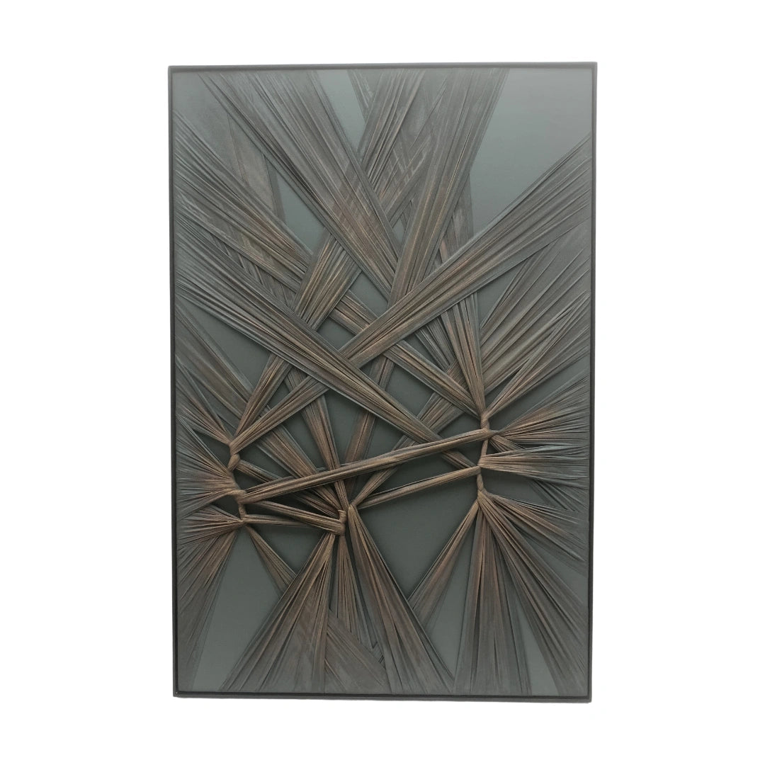 Interwoven Chaos Wall Art Interior Moderna Black