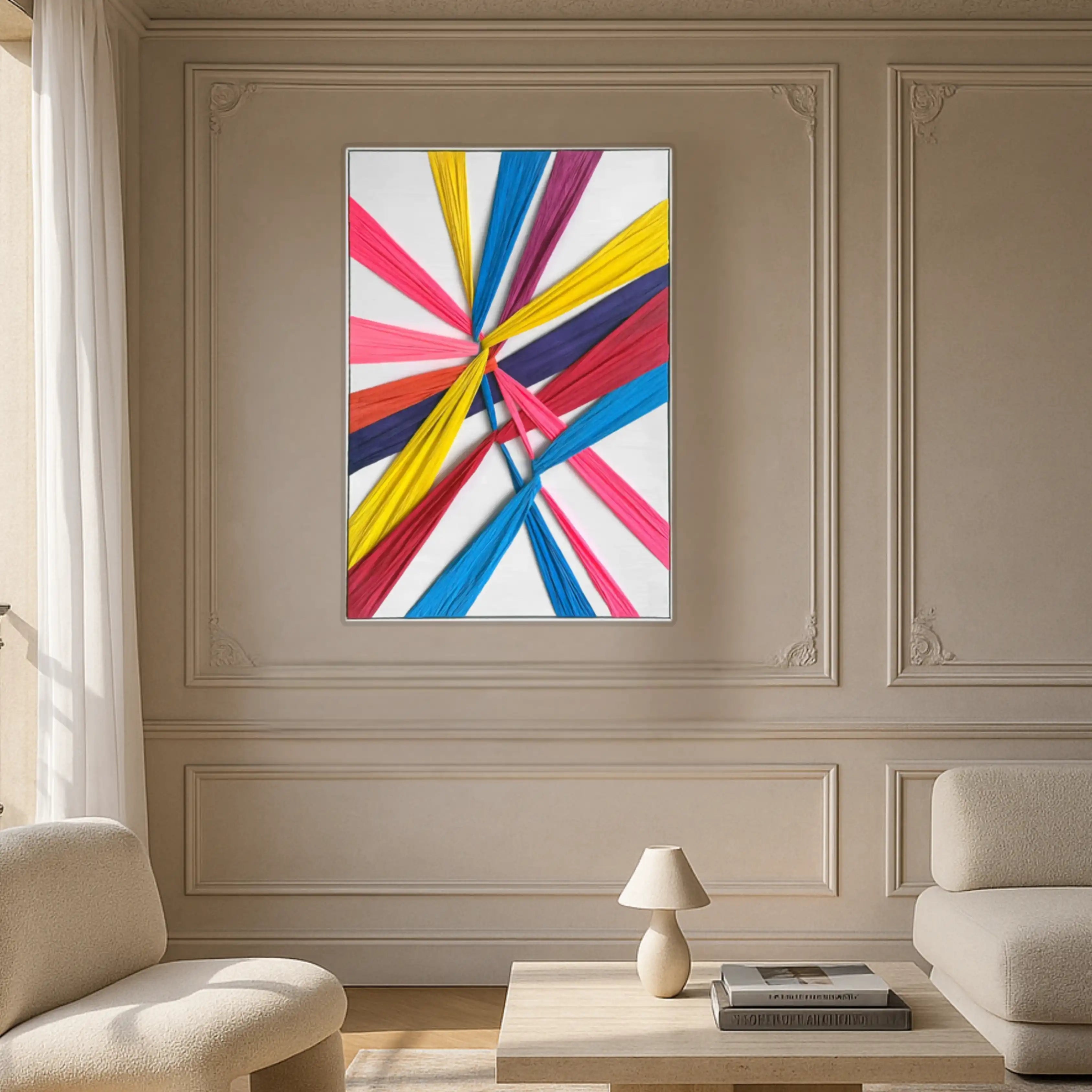 Interwoven Chaos Wall Art Interior Moderna