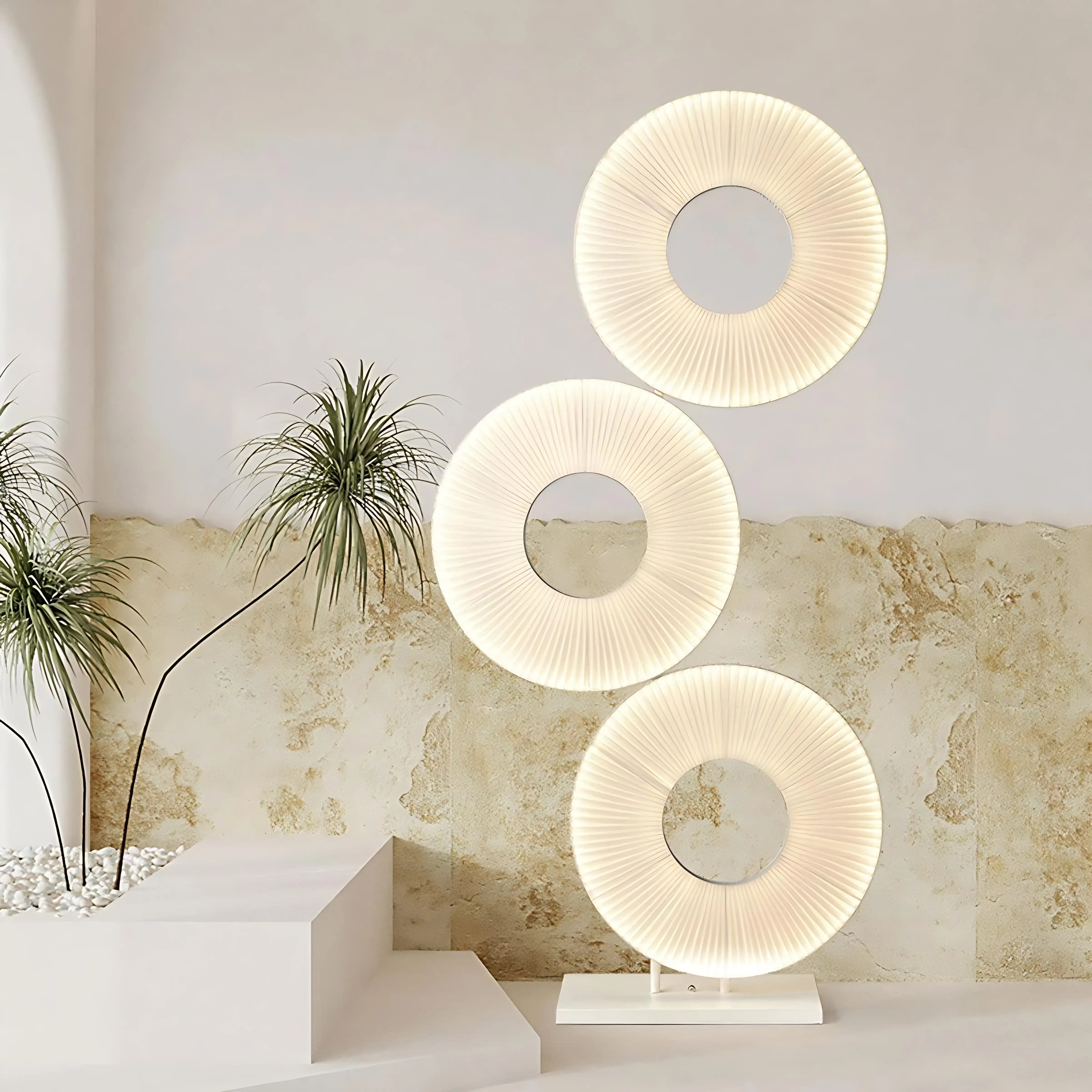 Iris Triple Ring Floor Lamp Lamp Interior Moderna