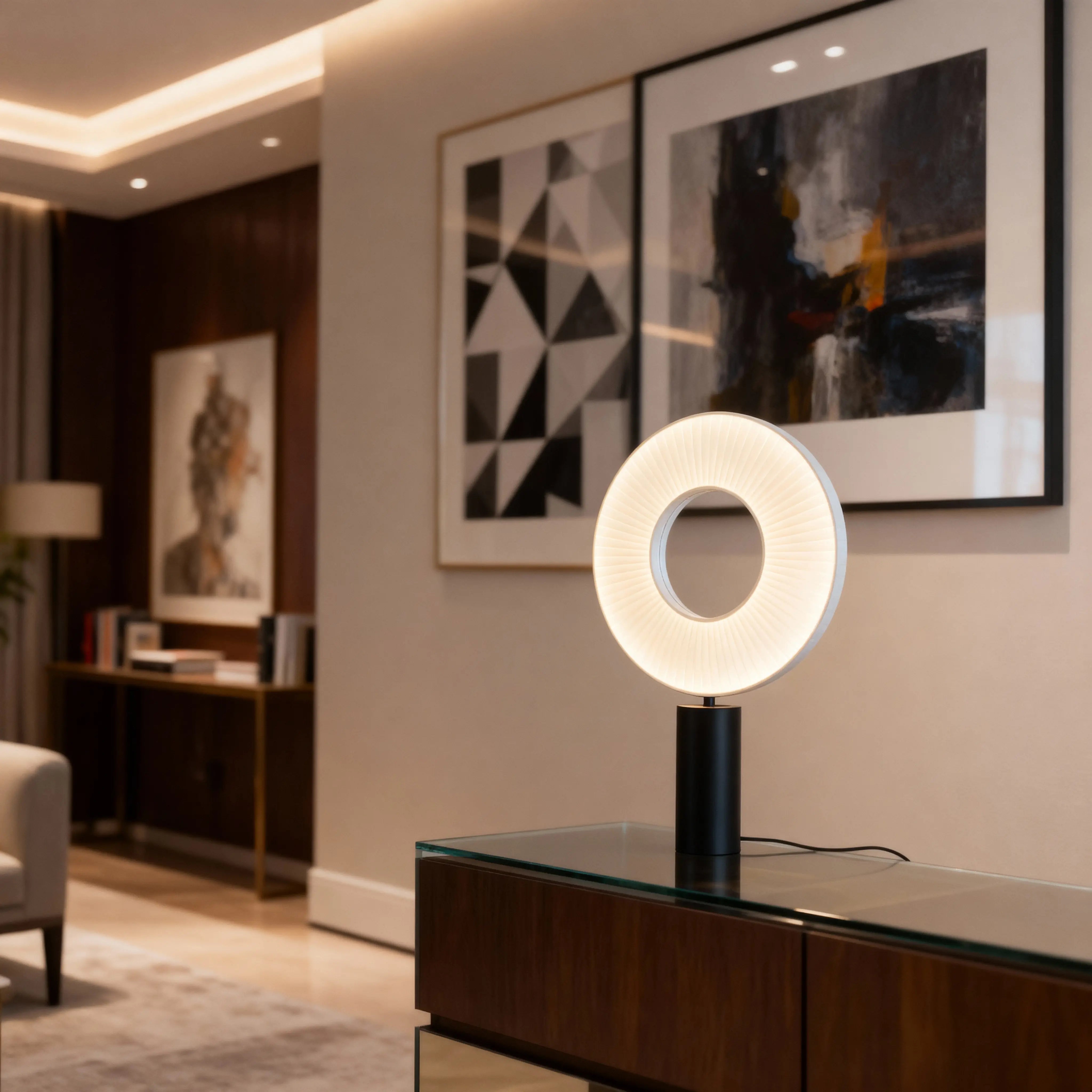 Iris Ring Table Lamp Lamp Interior Moderna