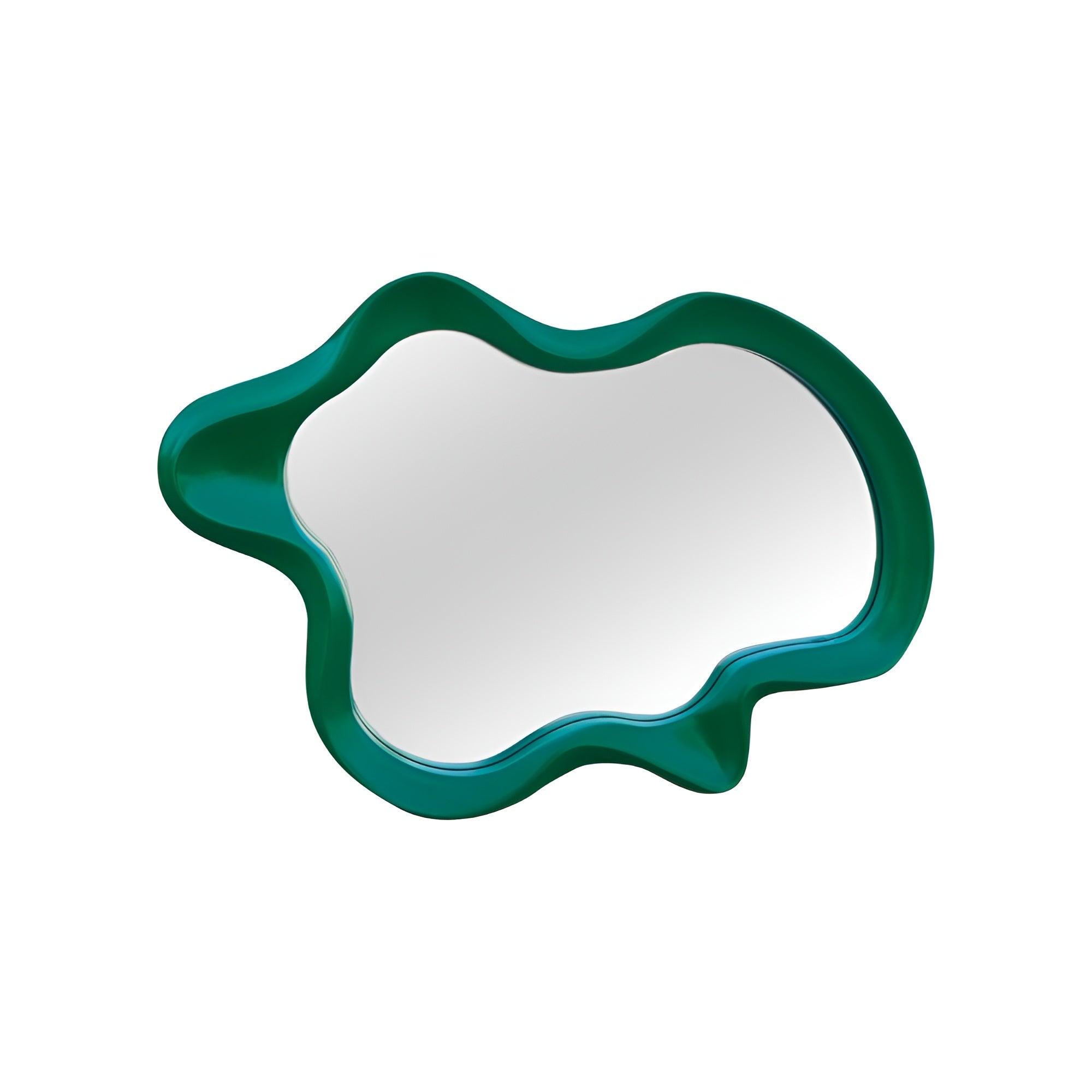 Irregular Wave Mirror Mirror Interior Moderna Green