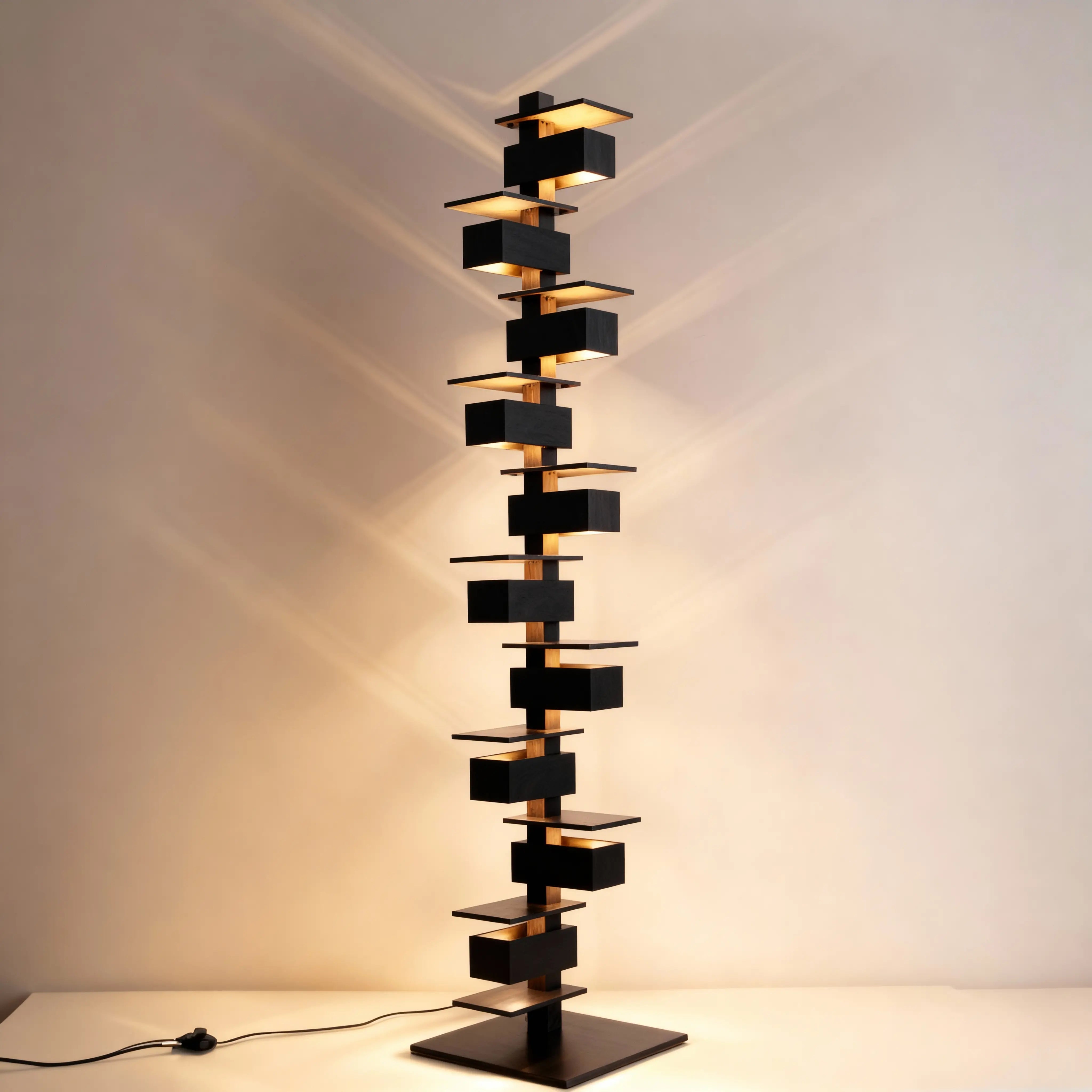 Jenga Lamp Lamp Interior Moderna