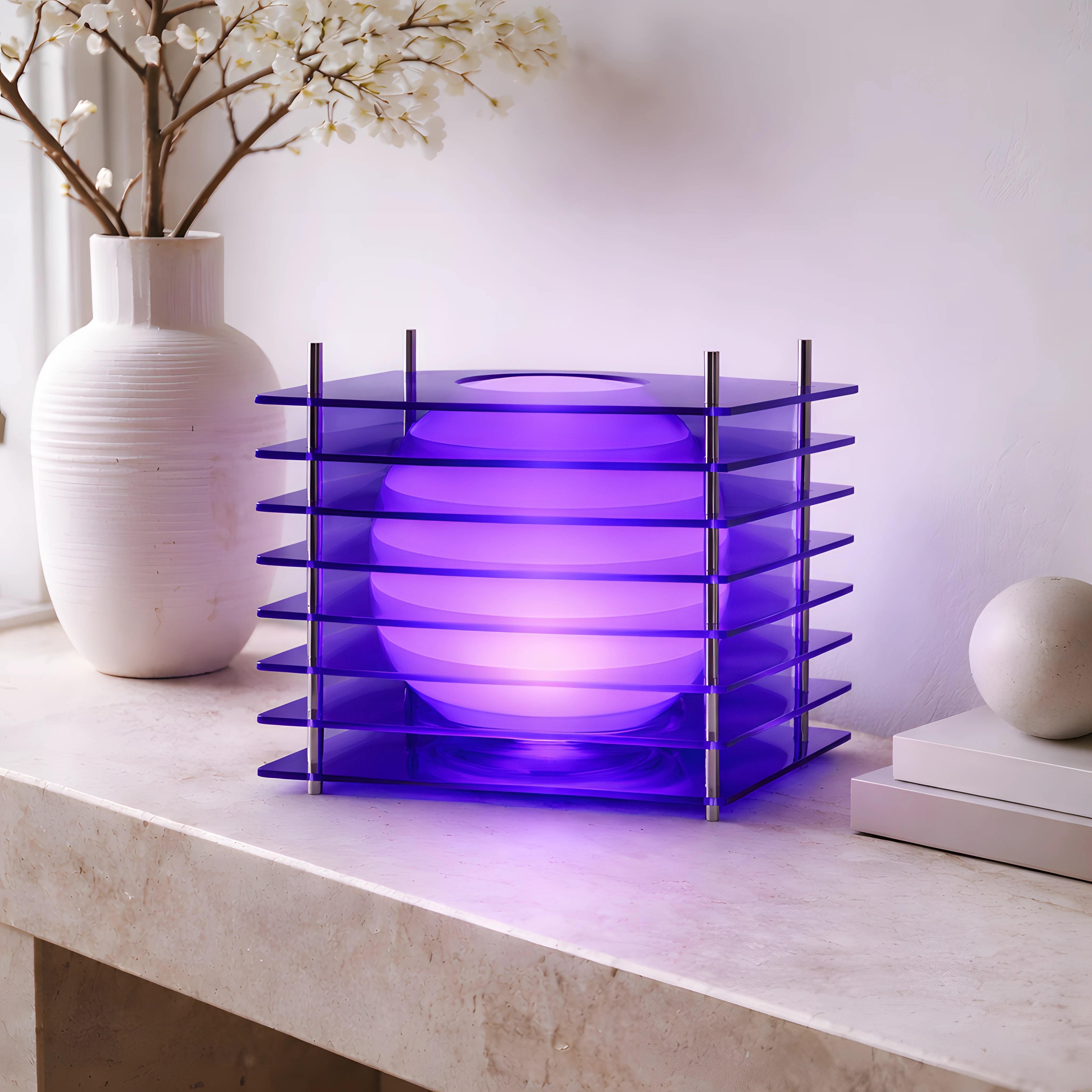 Luminex Cube Lamp Interior Moderna
