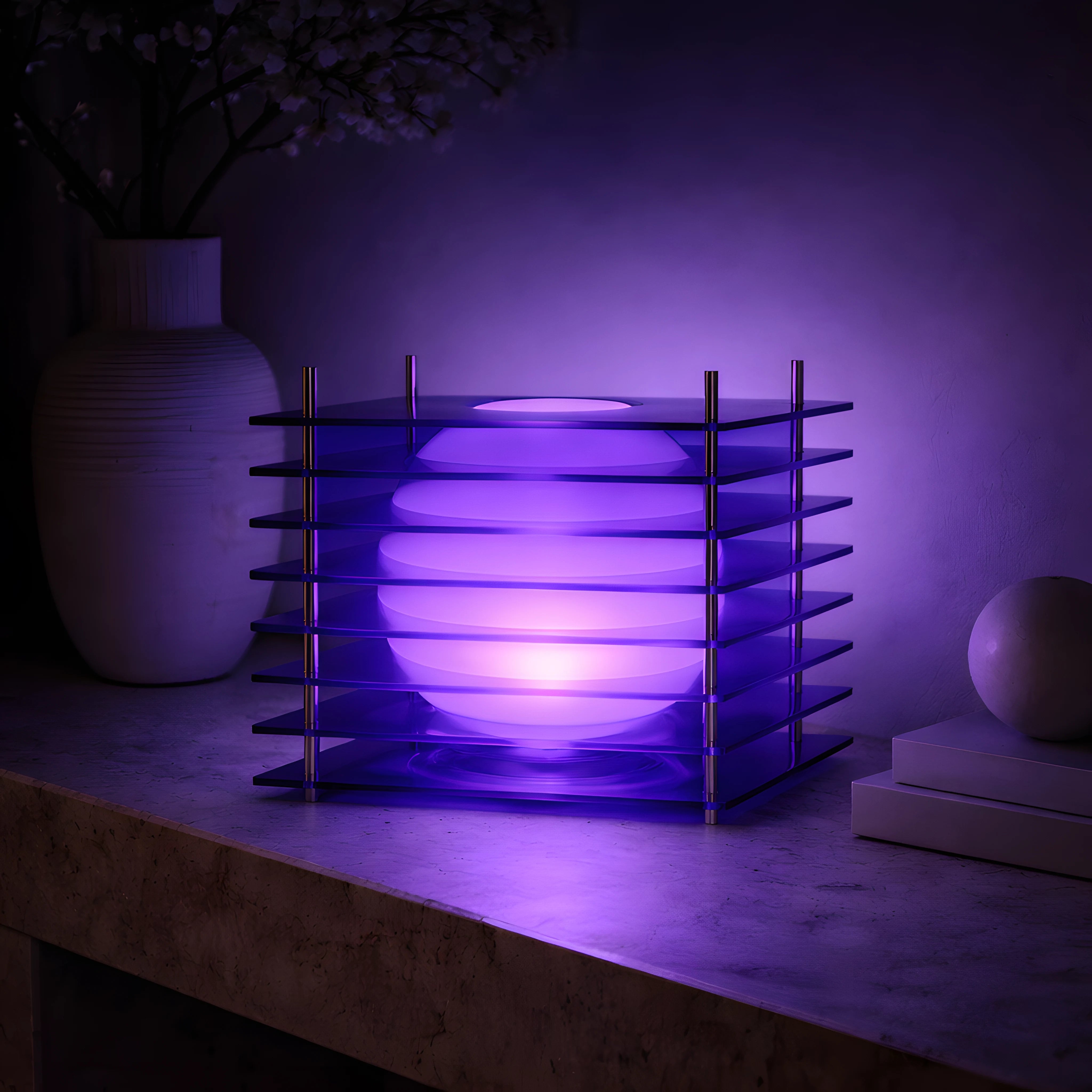 Luminex Cube Lamp Interior Moderna