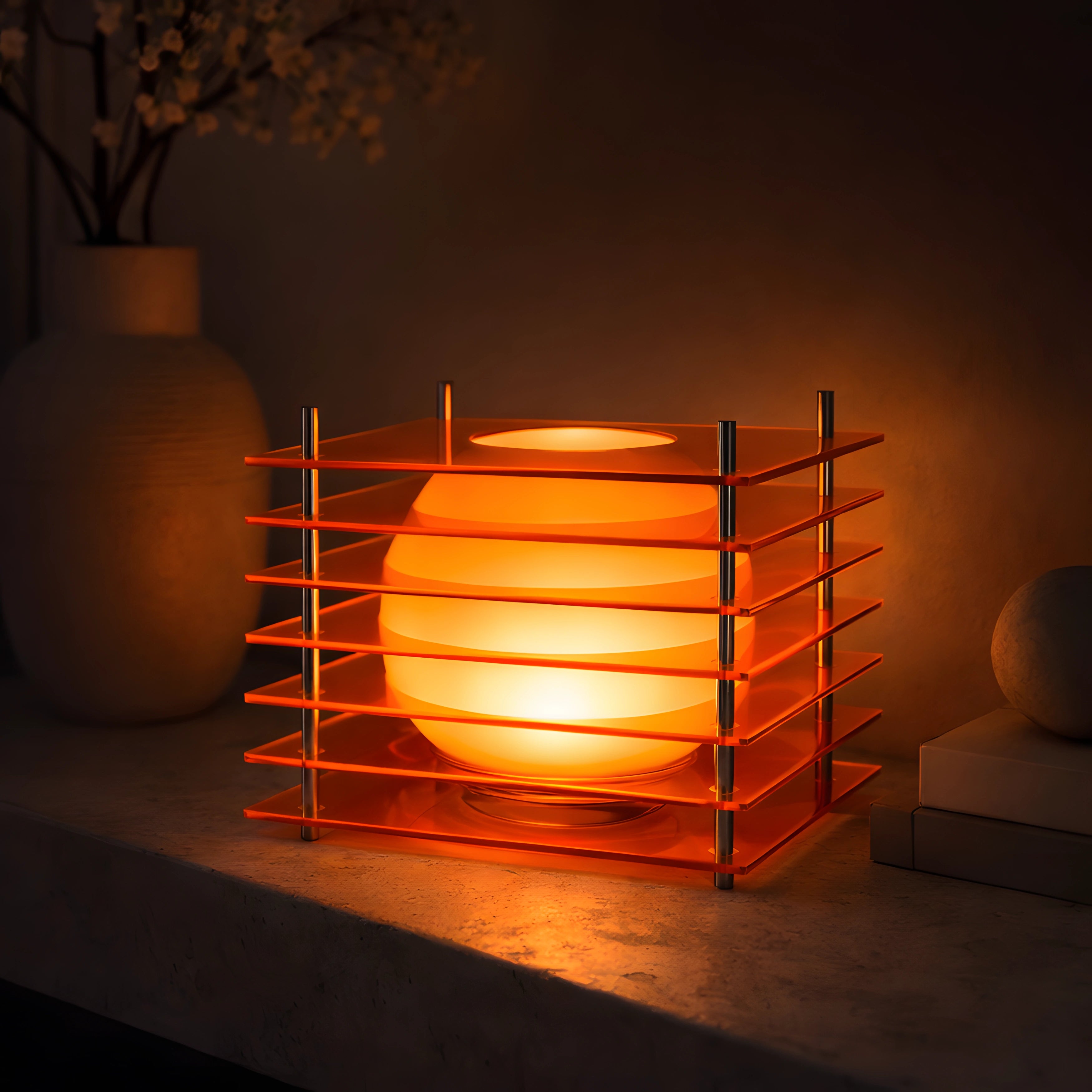 Luminex Cube Lamp Interior Moderna