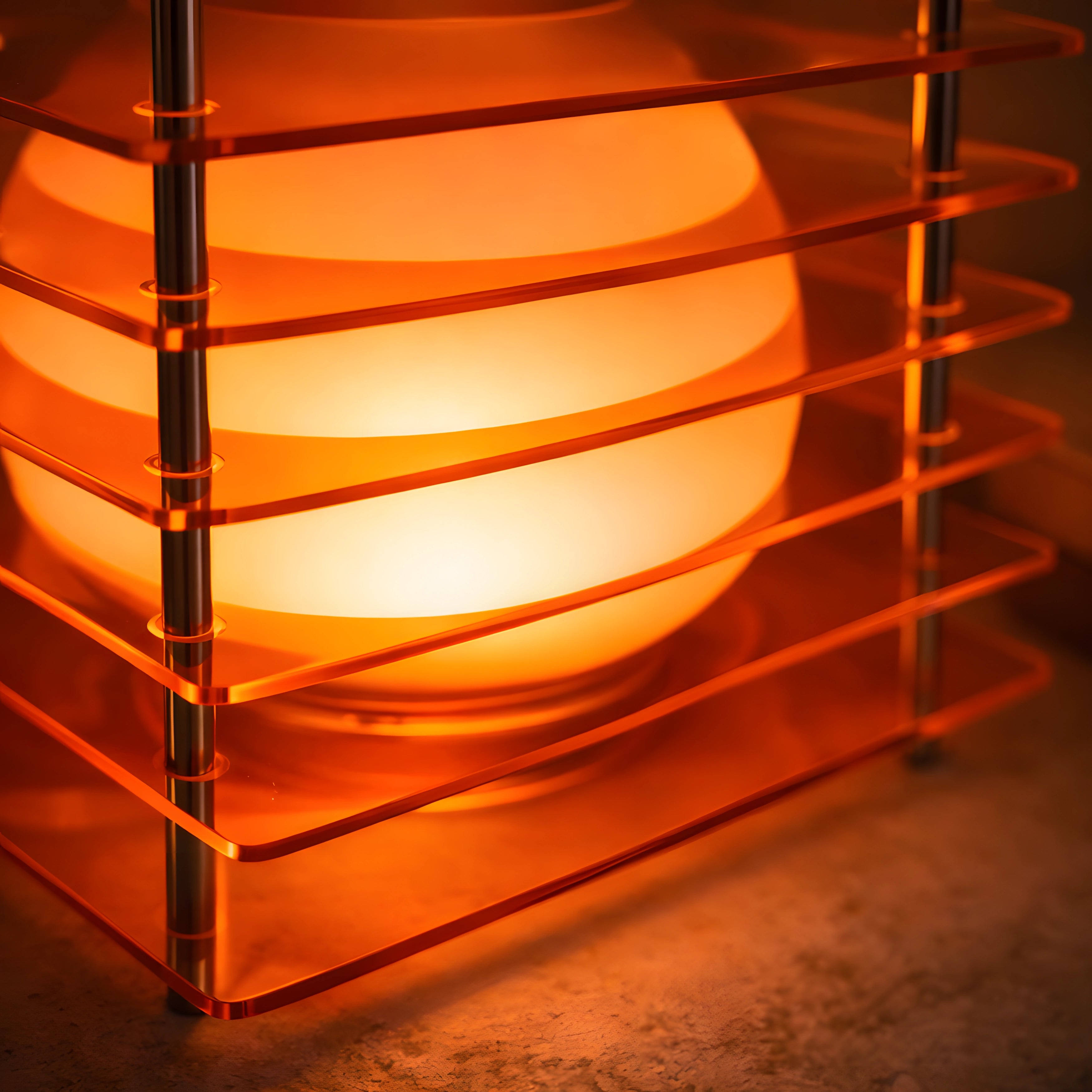 Luminex Cube Lamp Interior Moderna