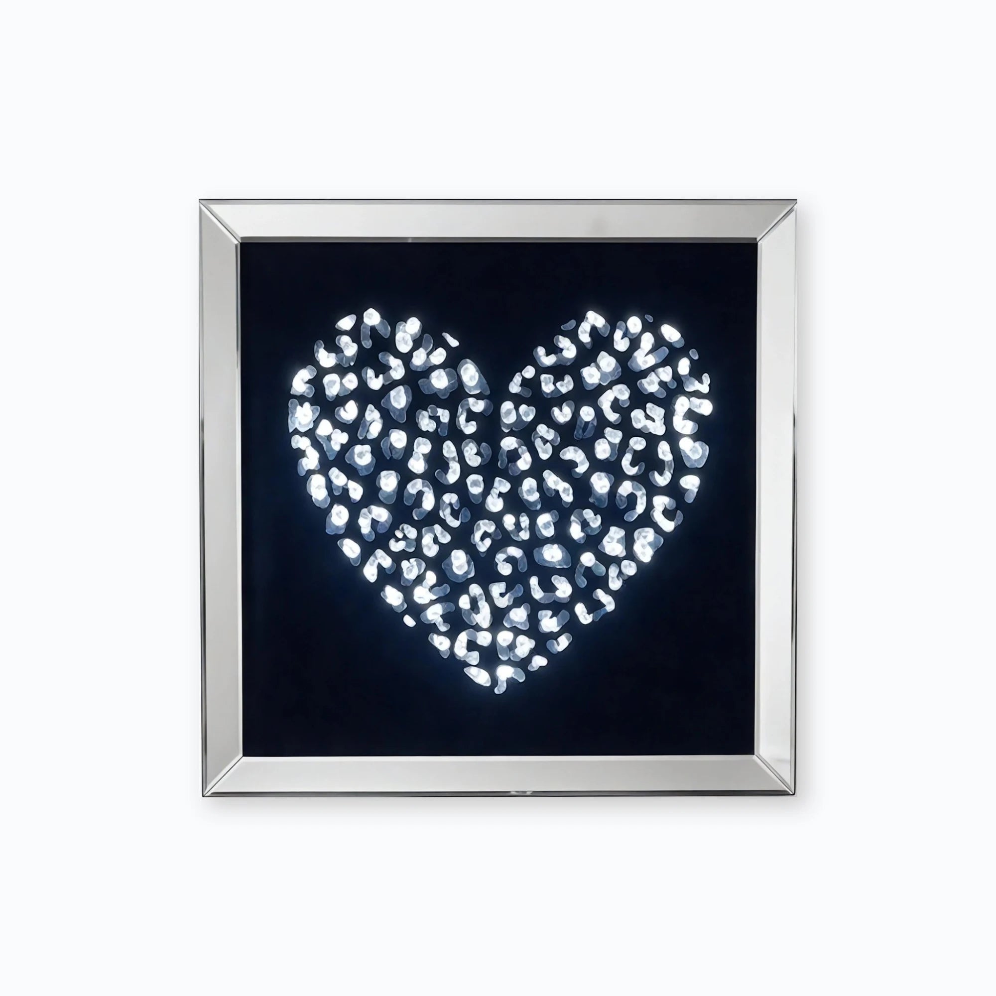 Midnight Hearts Wall Art Interior Moderna