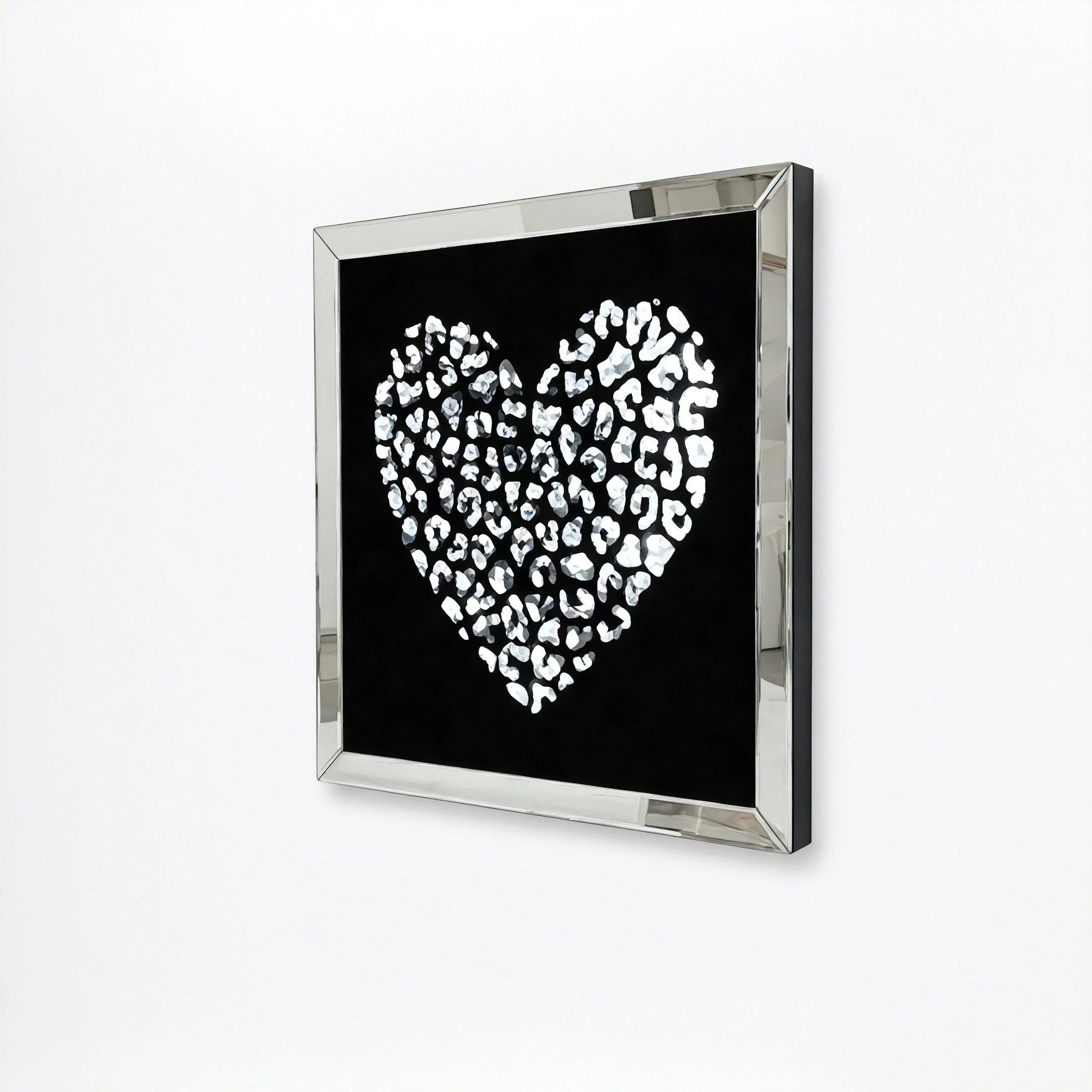 Midnight Hearts Wall Art Interior Moderna
