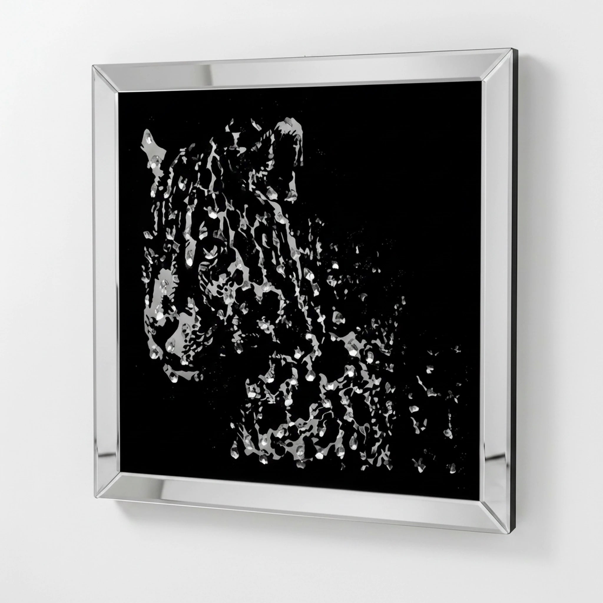 Midnight Leopard Wall Art Interior Moderna