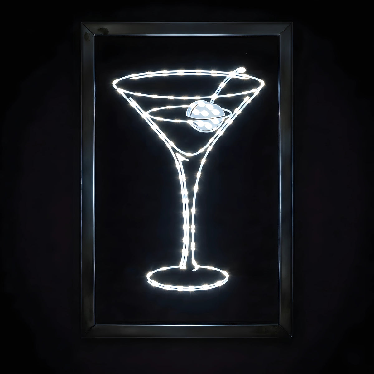 Midnight Martini Wall Art Interior Moderna New
